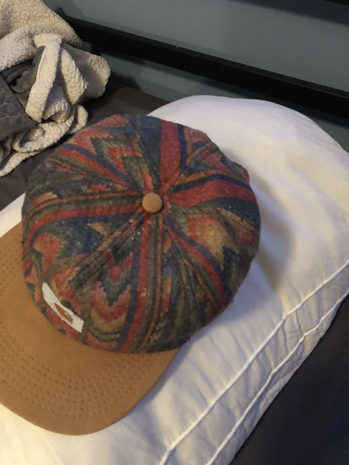 Carhartt CARHARTT AZTEC SOUTHWESTERN WOOL HAT - MADE 1994 - DEADSTOCK Size ONE SIZE - 2 Thumbnail