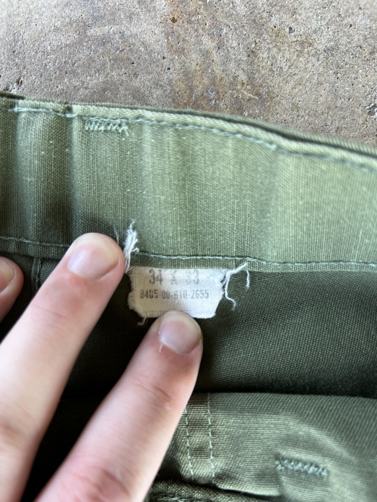Levi's Vintage Clothing Vintage OG 507’s Military Green Pants Size US 32 / EU 48 - 2 Thumbnail