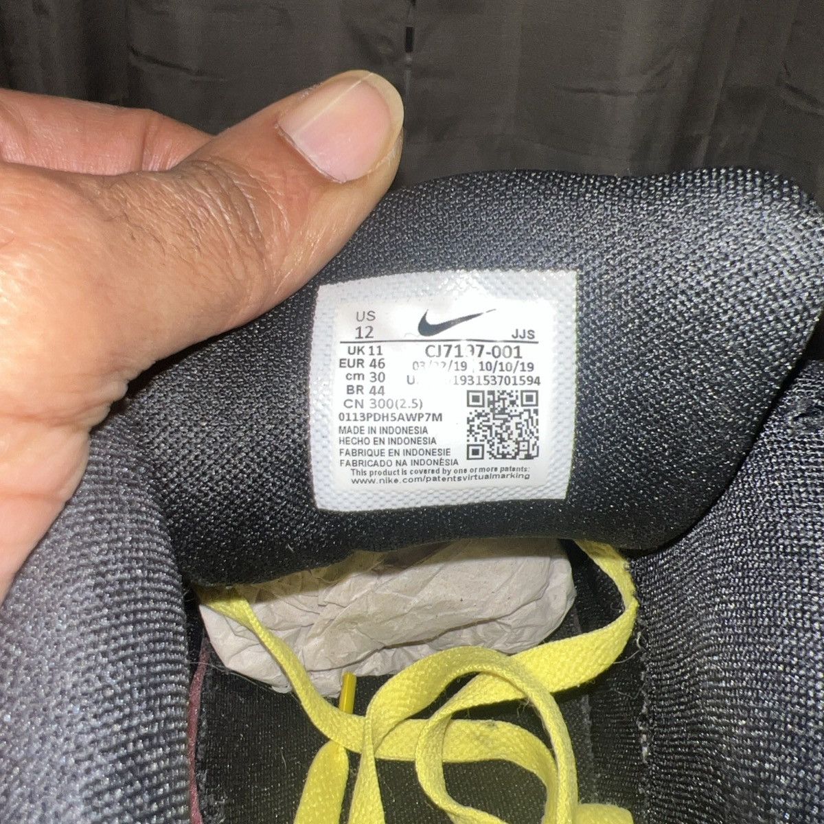 Nike × Undefeated Nike Air Max ‘90 x Undefeated | Black Opti-Yellow 2019 Size US 12 / EU 45 - 9 Thumbnail