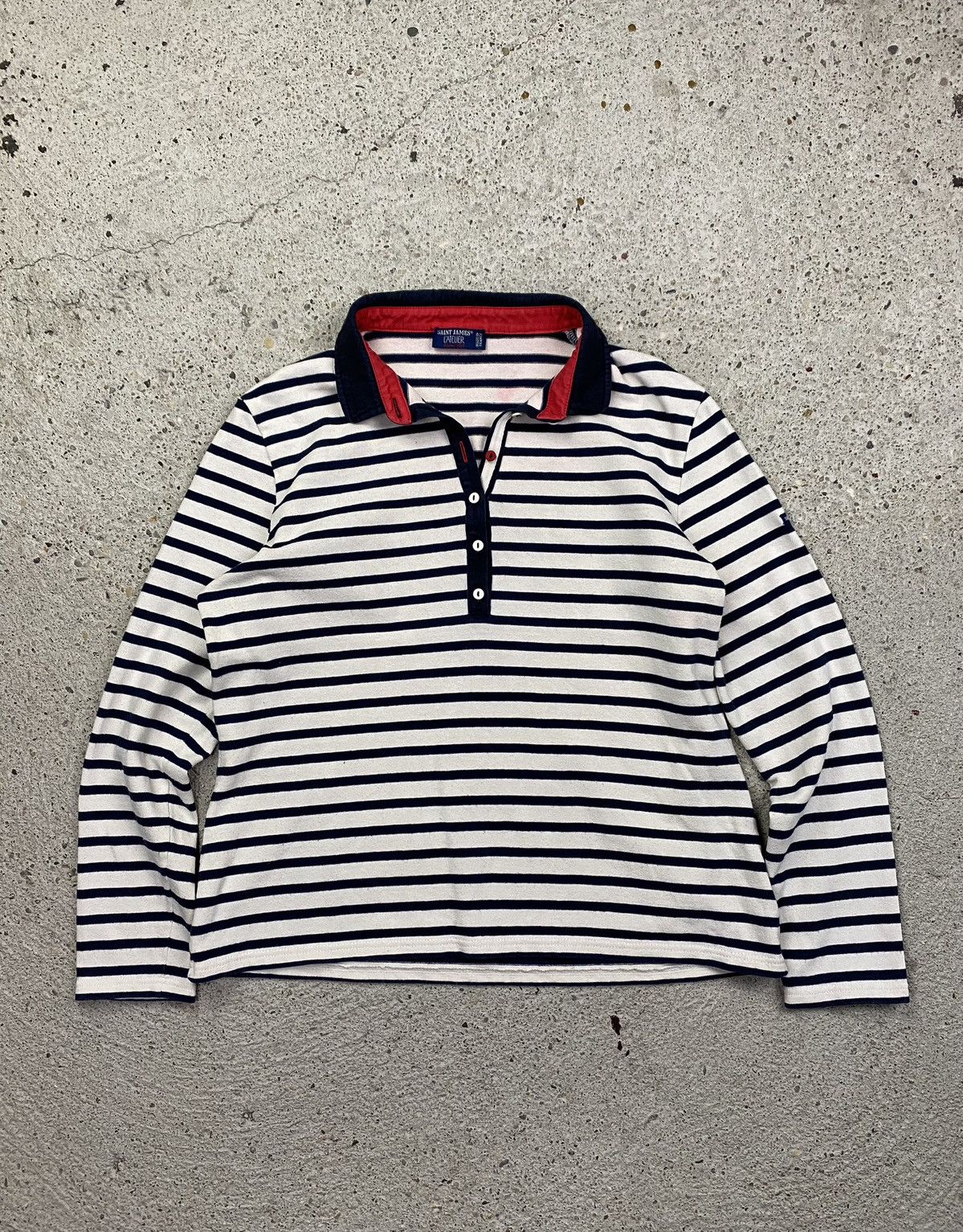 Saint James l atelier longleeve Polo T-shirt shirt stripes