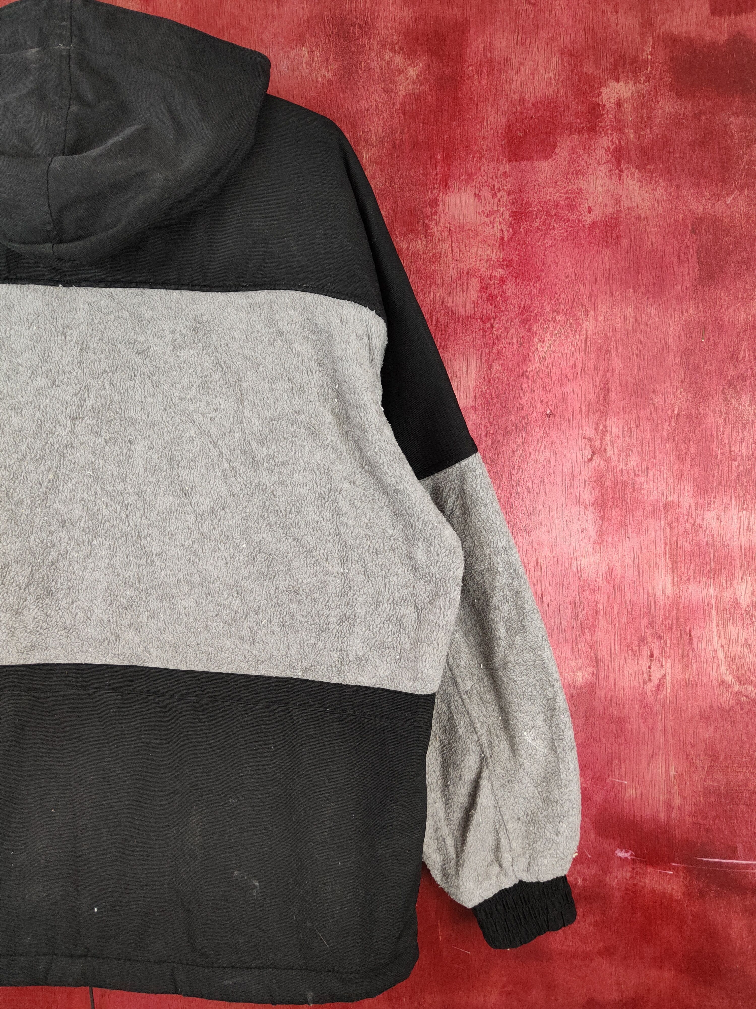 Japanese Brand Woolnich Black Gray Fur Mohair Hoodie Sweaters #S1857 Size US XL / EU 56 / 4 - 12 Thumbnail