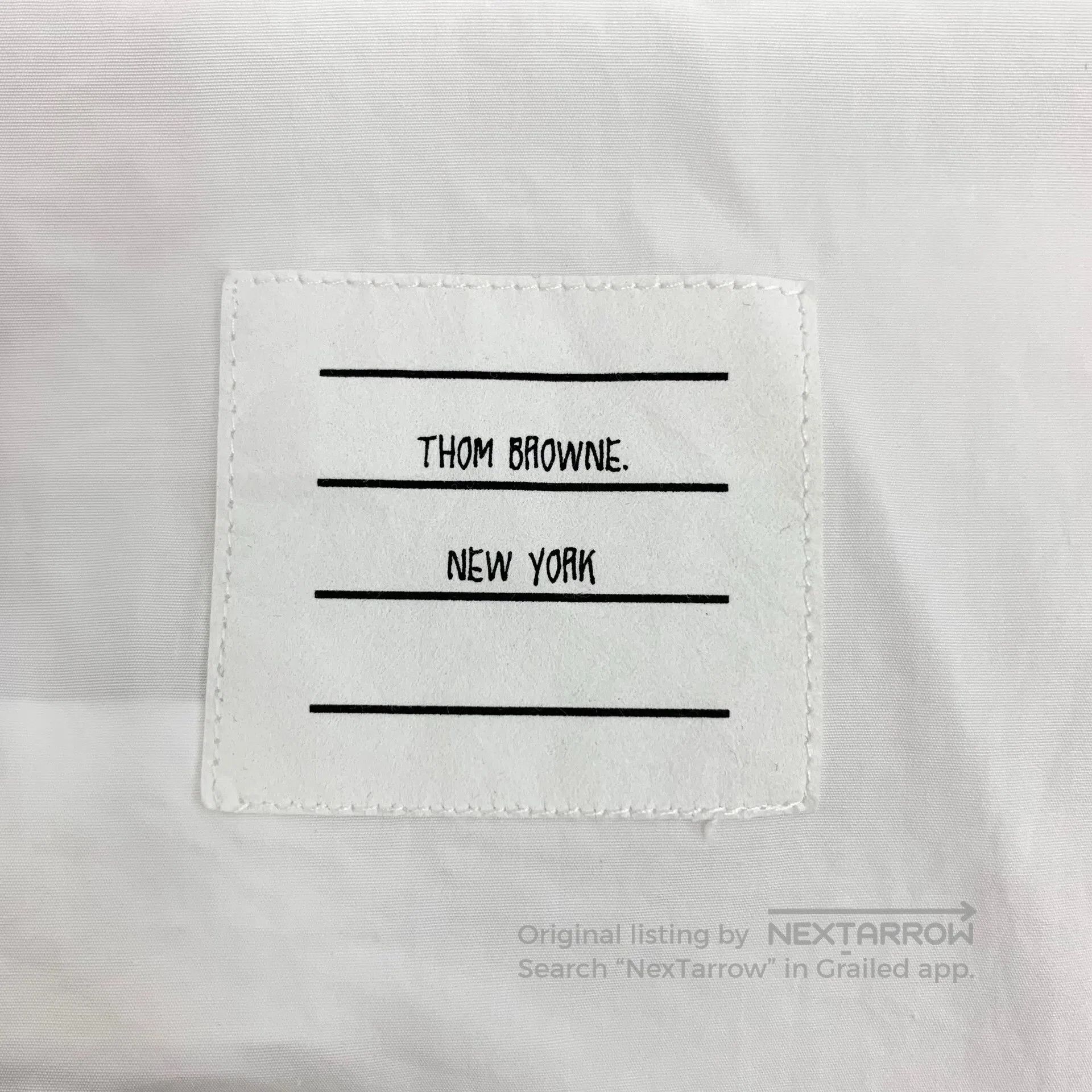 Thom Browne Thom Browne White Cotton Long Sleeve Shirt| Size US L / EU 52-54 / 3 - 5 Thumbnail