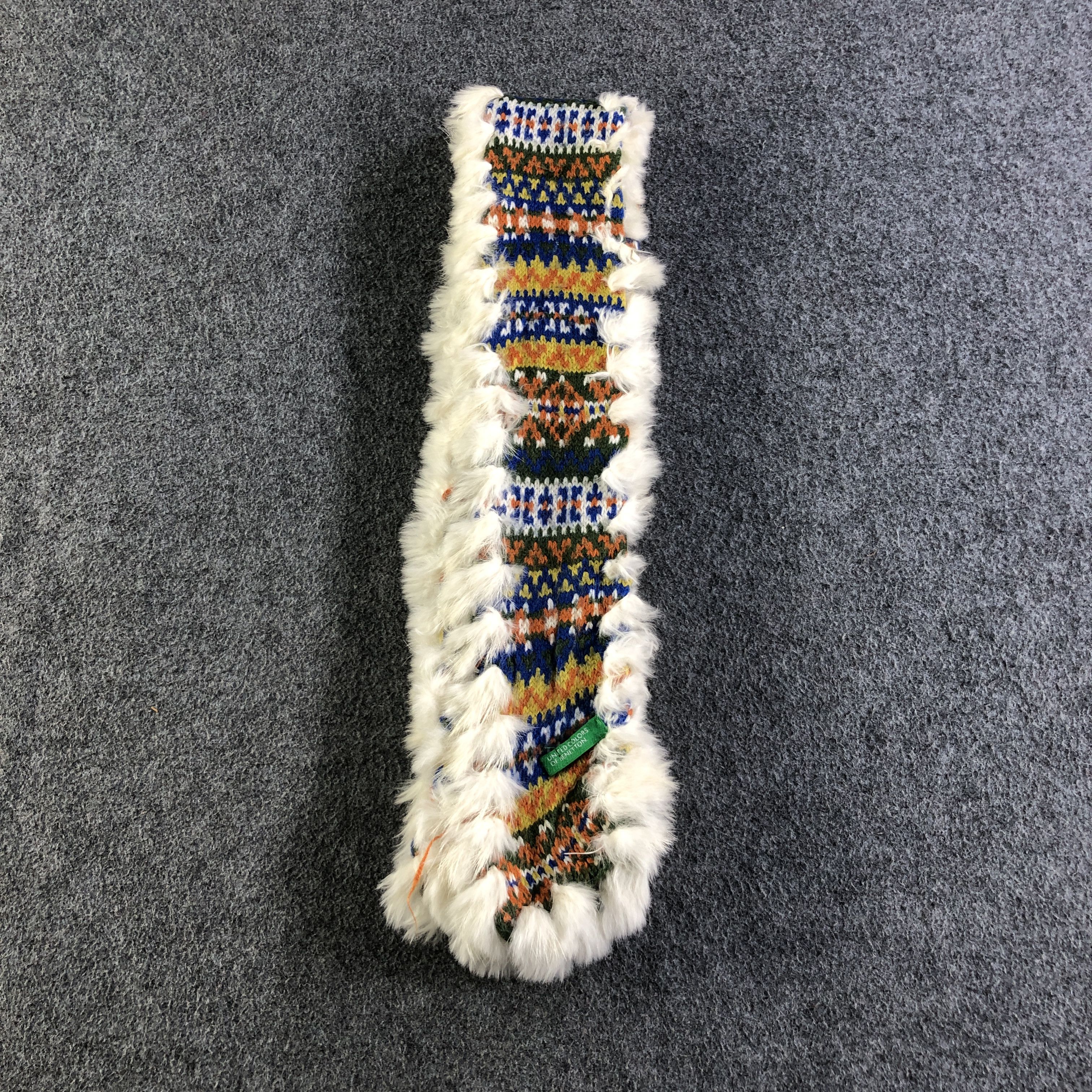 United Colors Of Benetton United Colors Of Benetton Wool Scarf Muffler V2752 Size ONE SIZE - 2 Thumbnail