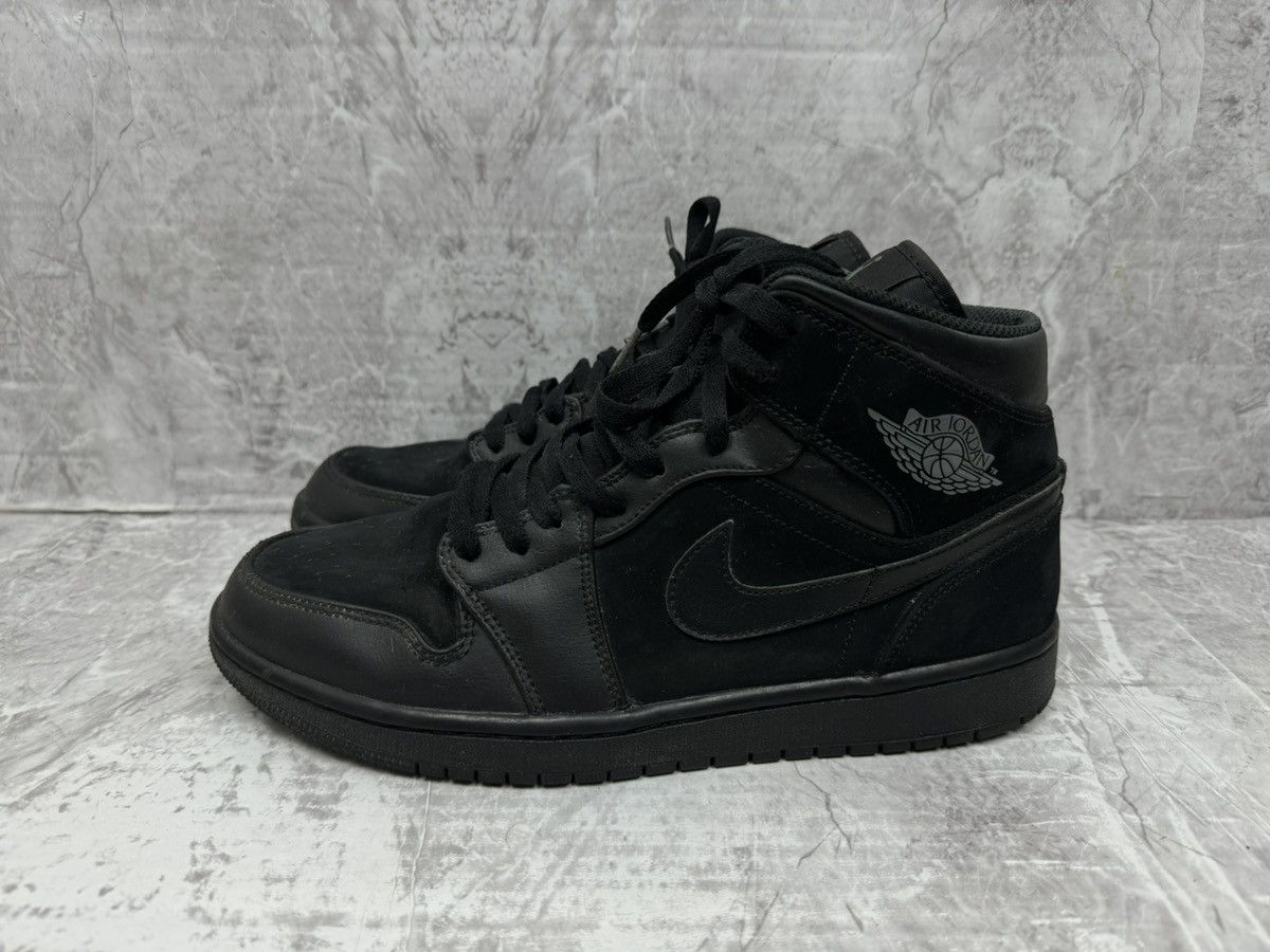 Jordan Brand Jordan 1 Retro Mid black (2018) Size US 10 / EU 43 - 4 Thumbnail