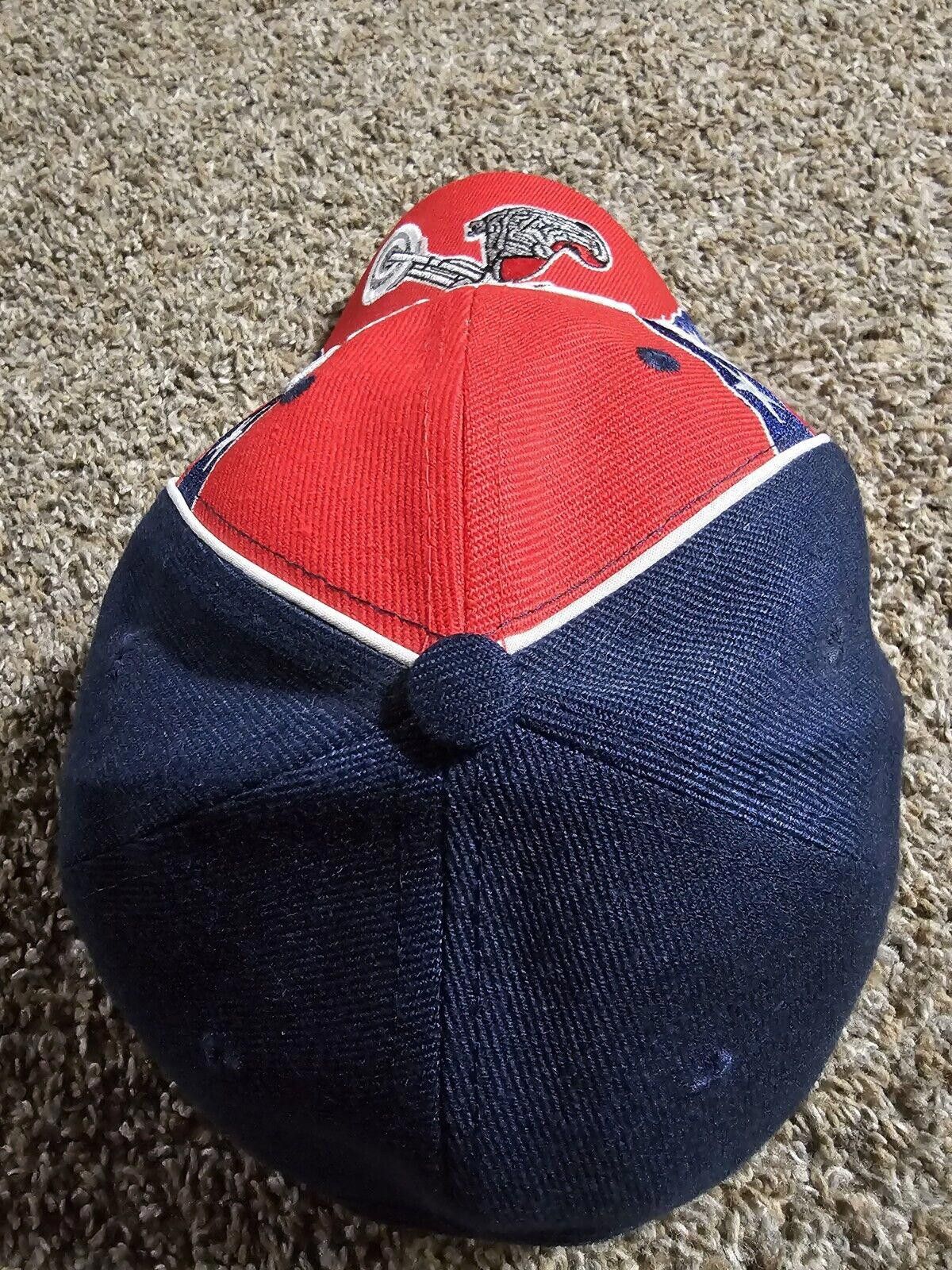 Designer Rebel Motorcycle Baseball Hat Adjustable Strap Embroidered Size ONE SIZE - 6 Thumbnail