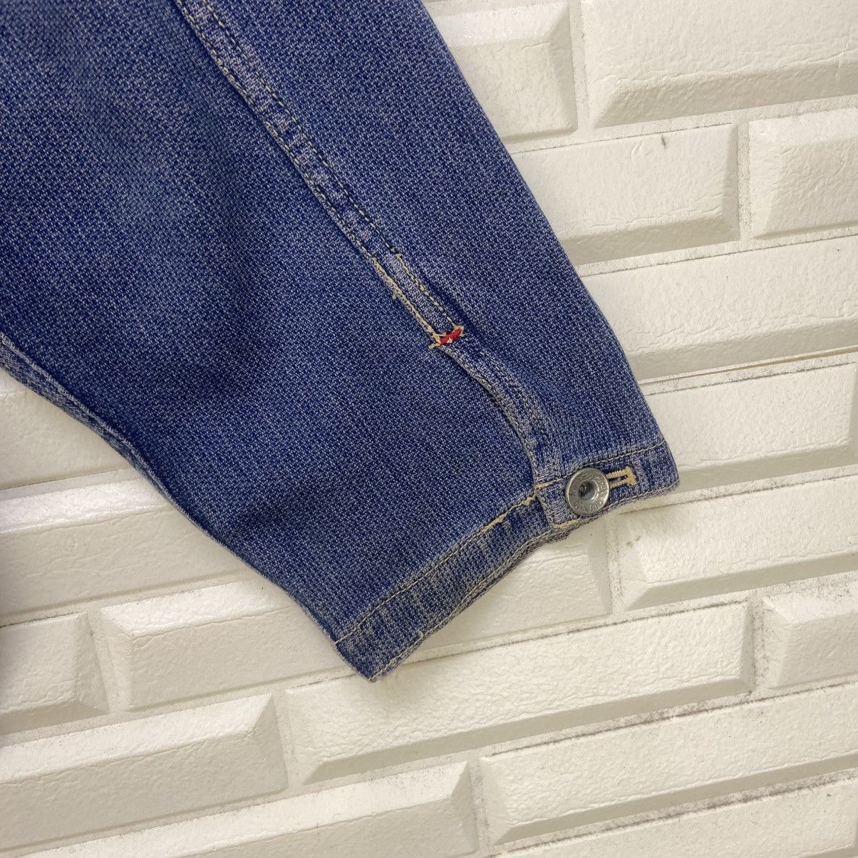 Designer × Japanese Brand × Vintage 🔥 Kearney House Sashiko Boro Indigo Two-tone Jacket Size US M / EU 48-50 / 2 - 21 Thumbnail