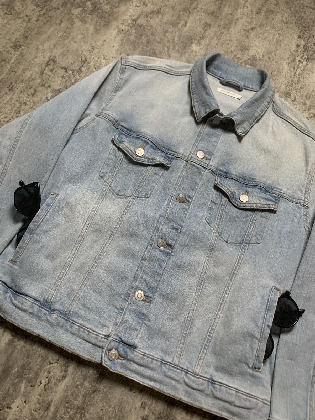 Japanese Brand Type 3 Denim Levis Style Light Blue Jacket By Wego Standard Size US M / EU 48-50 / 2 - 5 Thumbnail