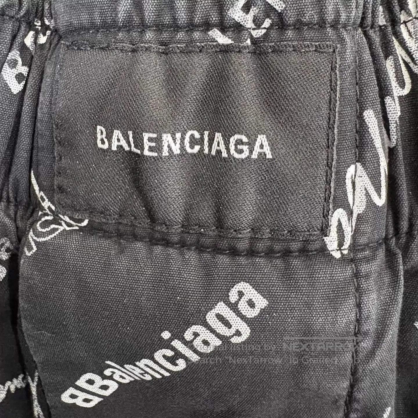 Balenciaga Black Printed Casual Shorts. Size US 28 / EU 44 - 8 Thumbnail