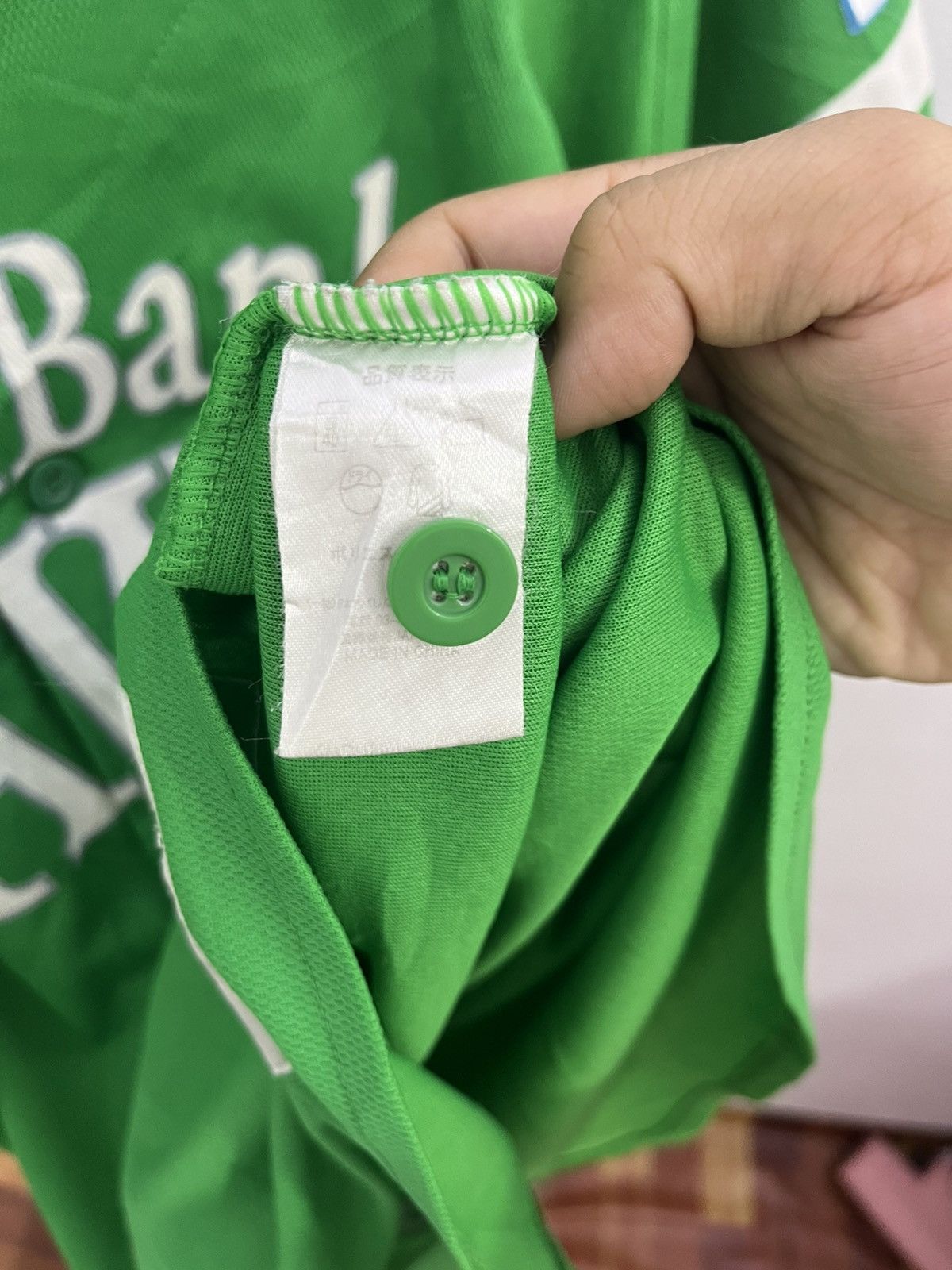 Japanese Brand SoftBank Hawks 2012 Festival Jersey Green Size L Size US L / EU 52-54 / 3 - 8 Thumbnail