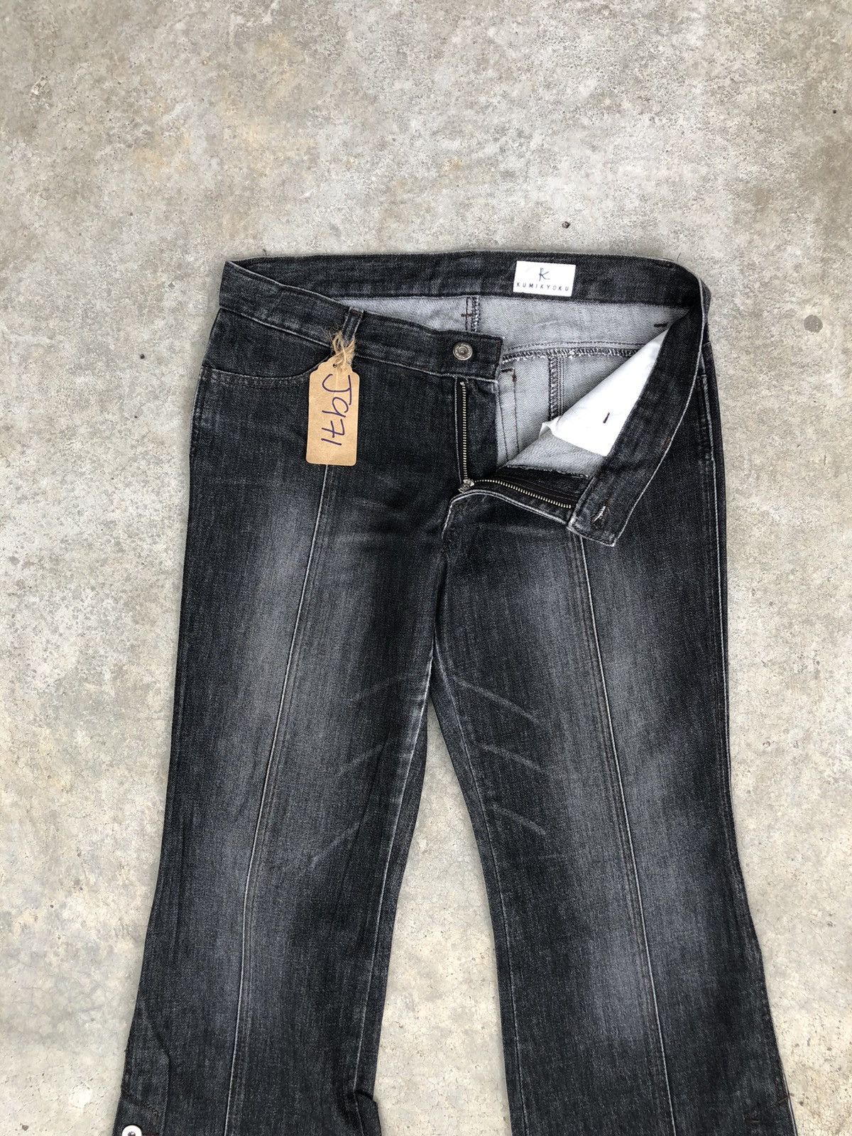 If Six Was Nine Japanese Kumikyoku Flared Jeans Distressed Jeans Size US 32 / EU 48 - 3 Thumbnail