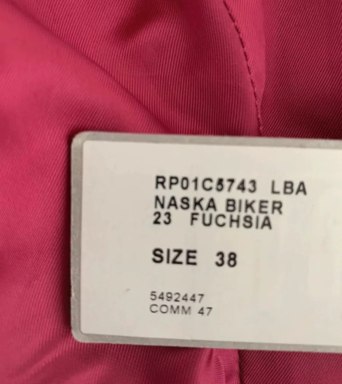 Rick Owens Rick Owens Burgundy Red Sheepskin Tail Motorcycle Jacket Size US XS / EU 42 / 0 - 6 Thumbnail