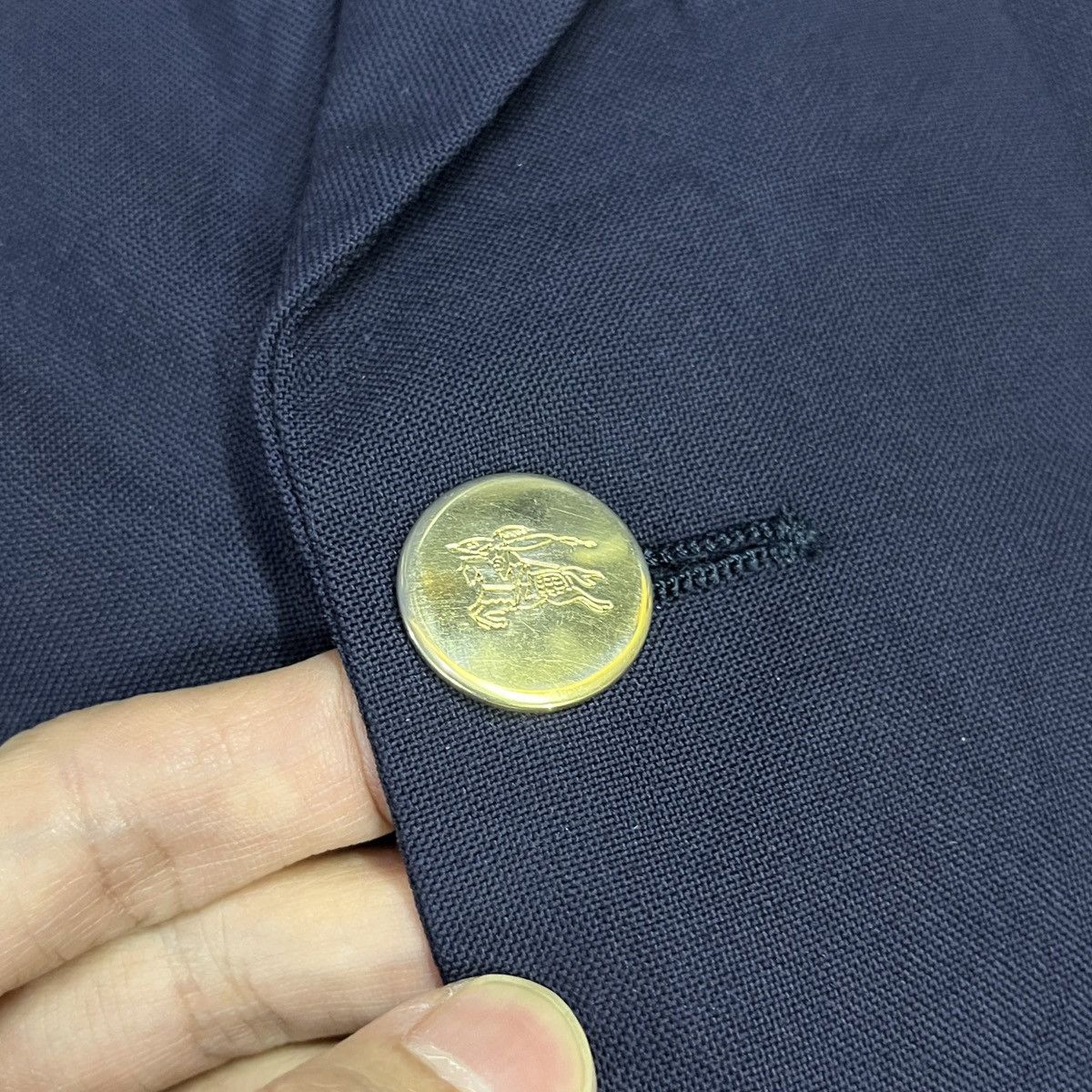 Burberry Vintage Burberry Double Breasted Blazer Size 38R - 4 Thumbnail