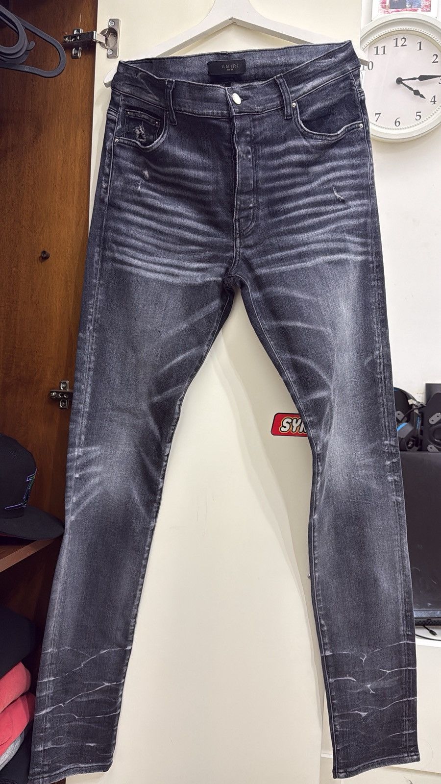 Amiri Amiri stack jeans grey Size US 36 / EU 52 - 1 Thumbnail