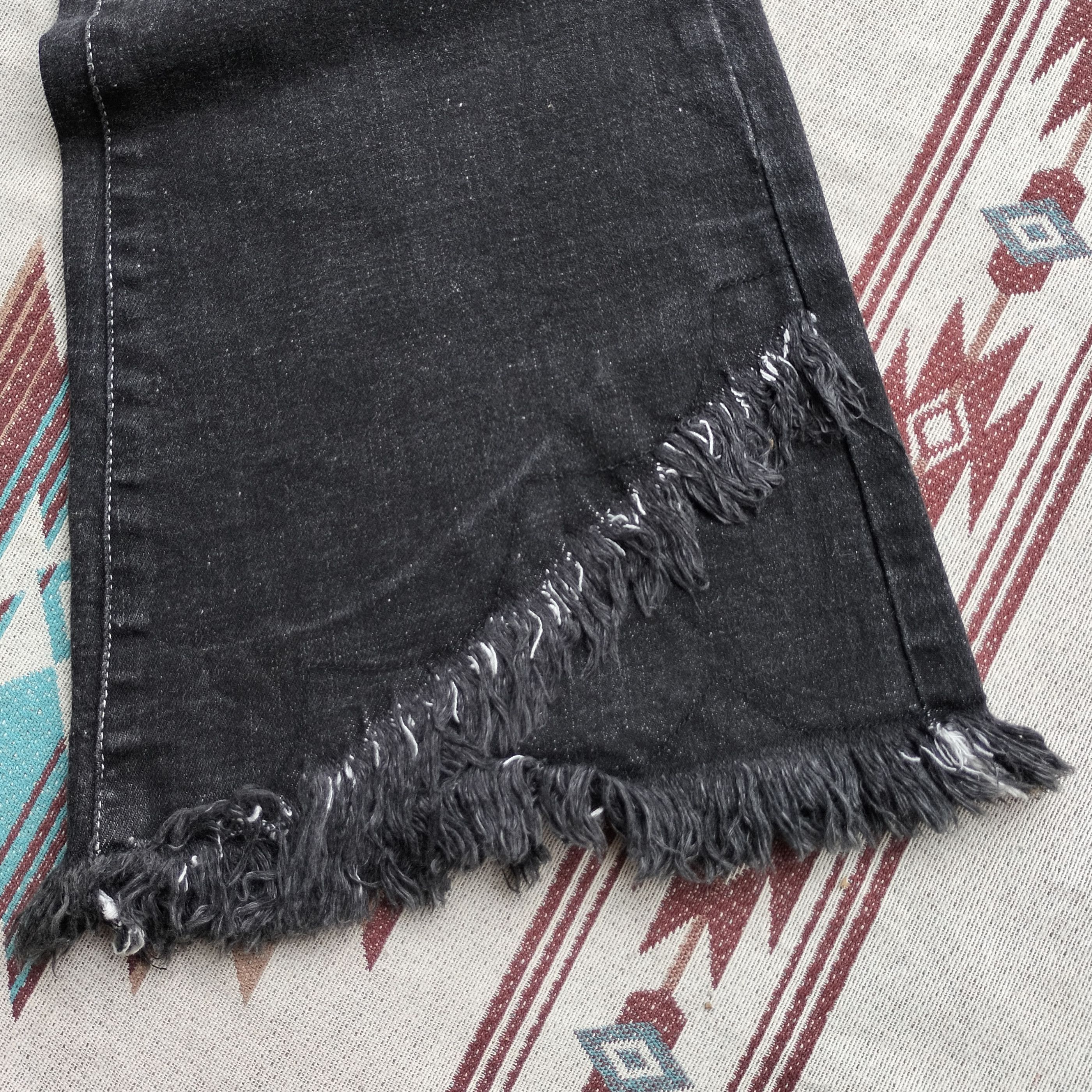 Tornado Mart rope suede belt tassel flare denim Size US 27 - 5 Thumbnail