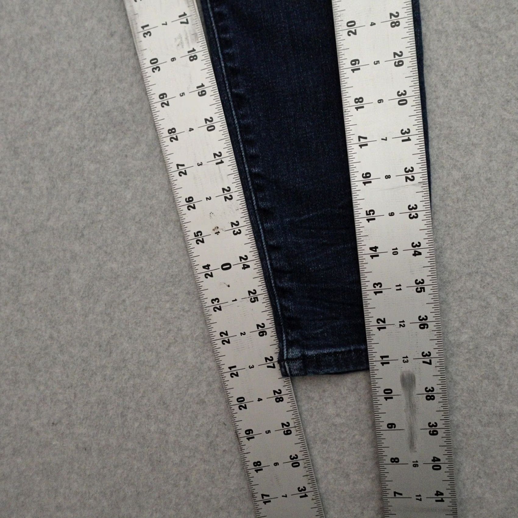 Denime Judy Blue Jeans Womens Blue Denim Skinny Fit Stretch 3/26x27 Size 26" / US 2 / IT 38 - 6 Thumbnail