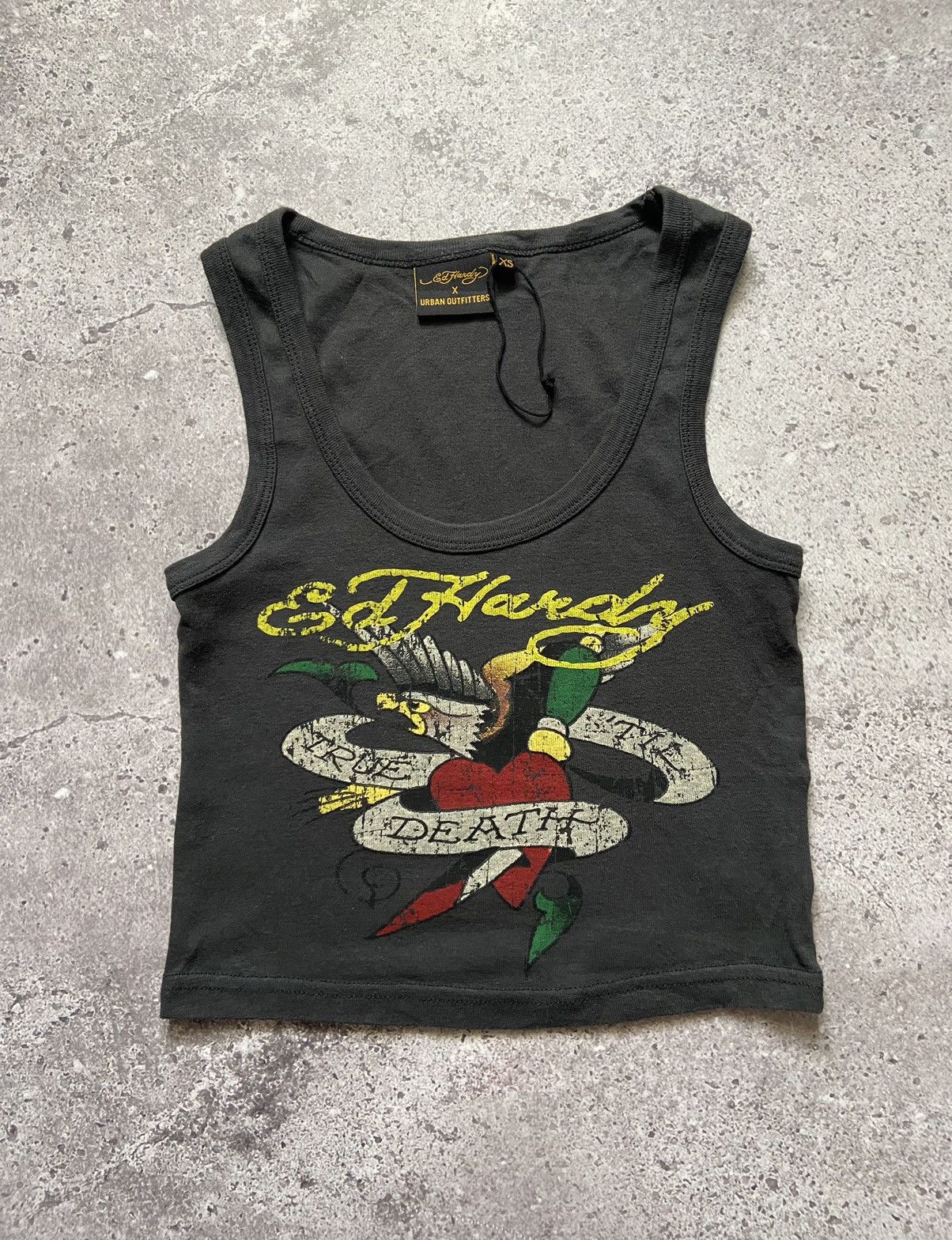 Ed Hardy Ed Hardy Tank Top Blouse Drip Avant Garde Size XS / US 0-2 / IT 36-38 - 1 Thumbnail