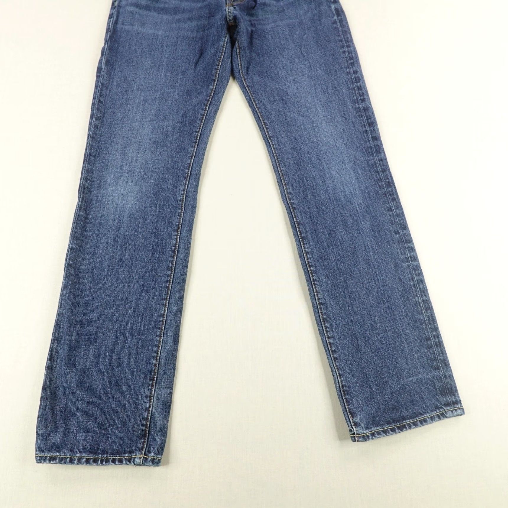 Abercrombie & Fitch Abercrombie & Fitch Jeans Mens 31x32 Blue Skinny A&F Denim Button Fly Preppy Size US 31 - 3 Thumbnail