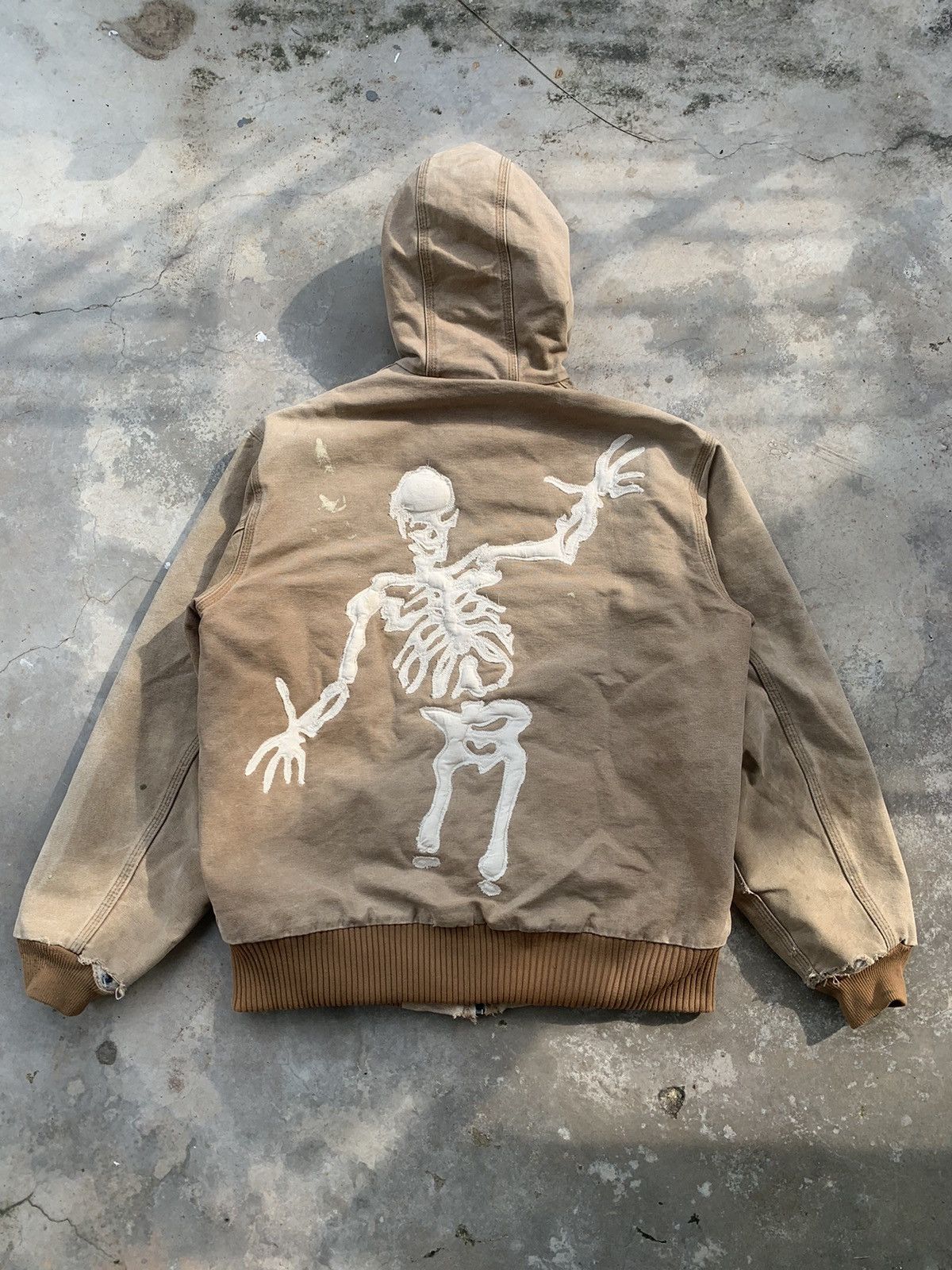 Carhartt × Custom × Vintage Custom reworked patchwork Carhartt active jacket  | Grailed