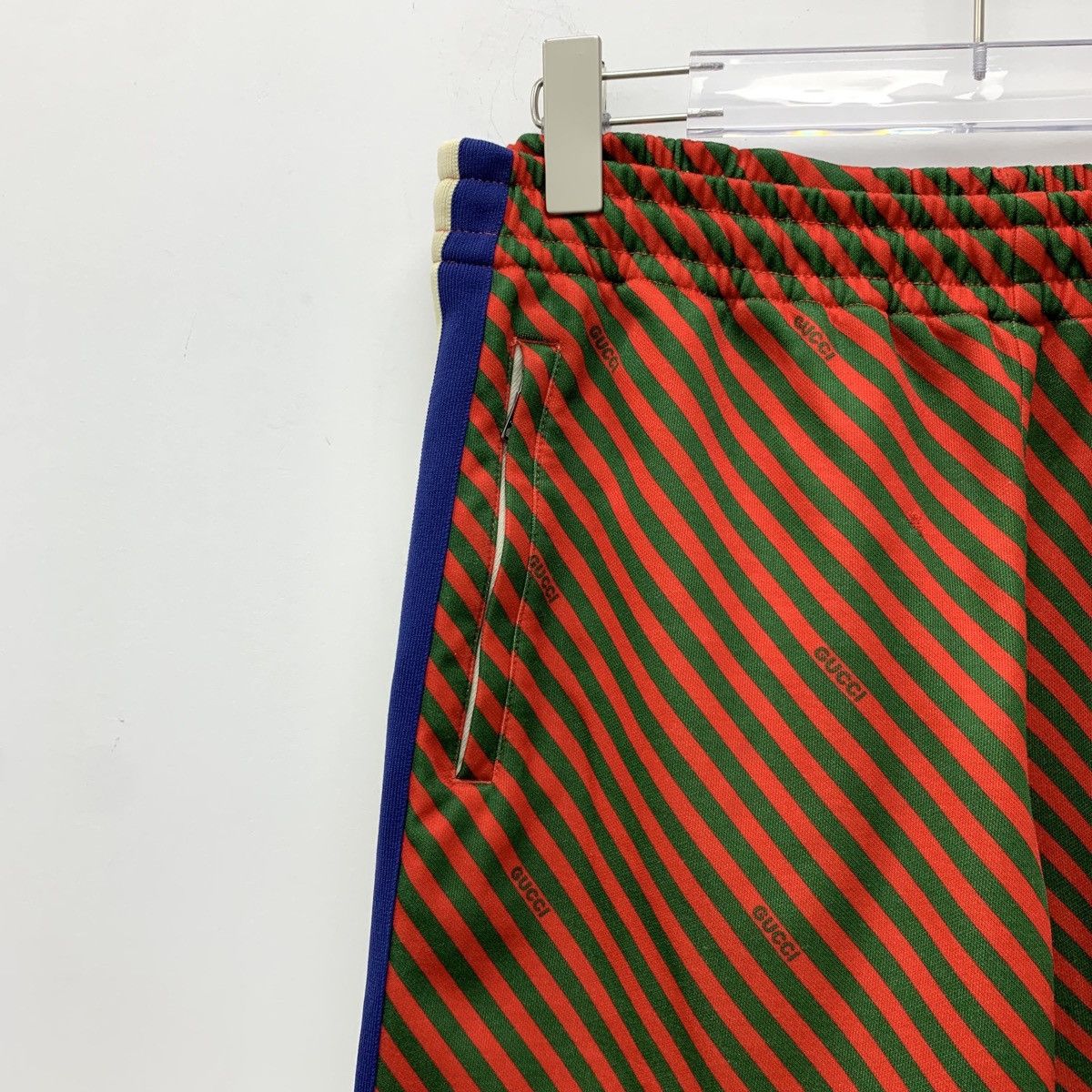 Gucci Gucci Color-blocked Striped Elastic Waist Casual Pants K26WX Size 27" / US 4 / IT 40 - 3 Thumbnail
