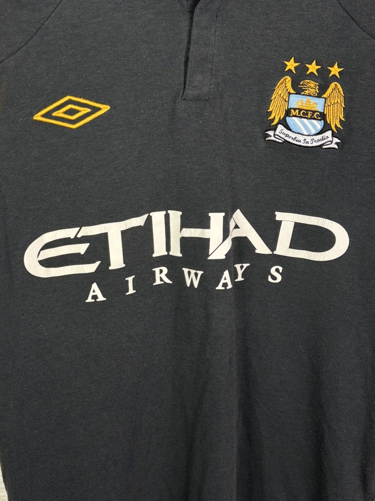Umbro MANCHESTER CITY 2009 2010 JERSEY UMBRO MEN #25 ADEBAYOR Size US S / EU 44-46 / 1 - 5 Thumbnail