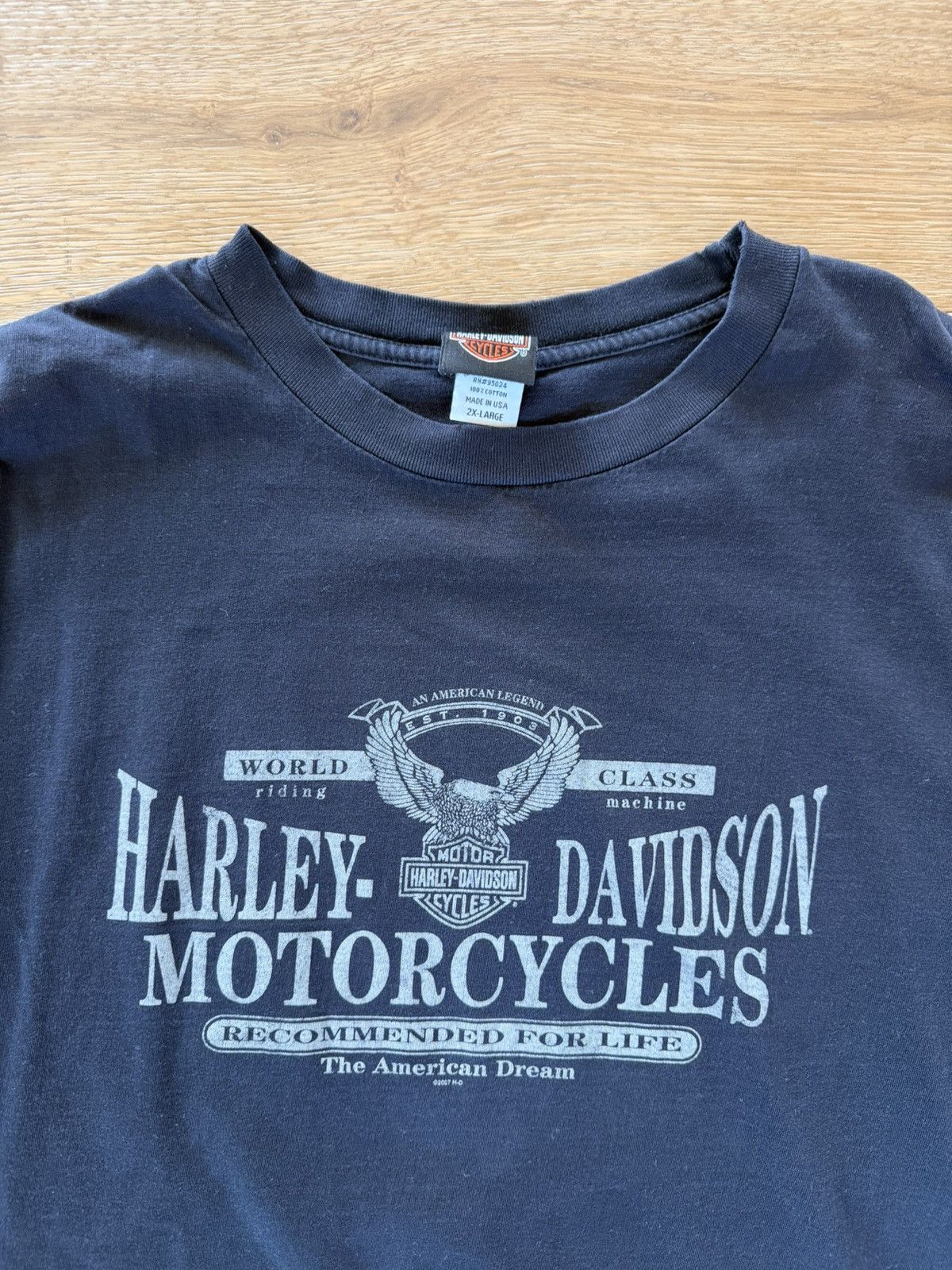 Harley Davidson Vintage Harley Davidson Alamo City San Antonio Tee Size US XXL / EU 58 / 5 - 3 Thumbnail