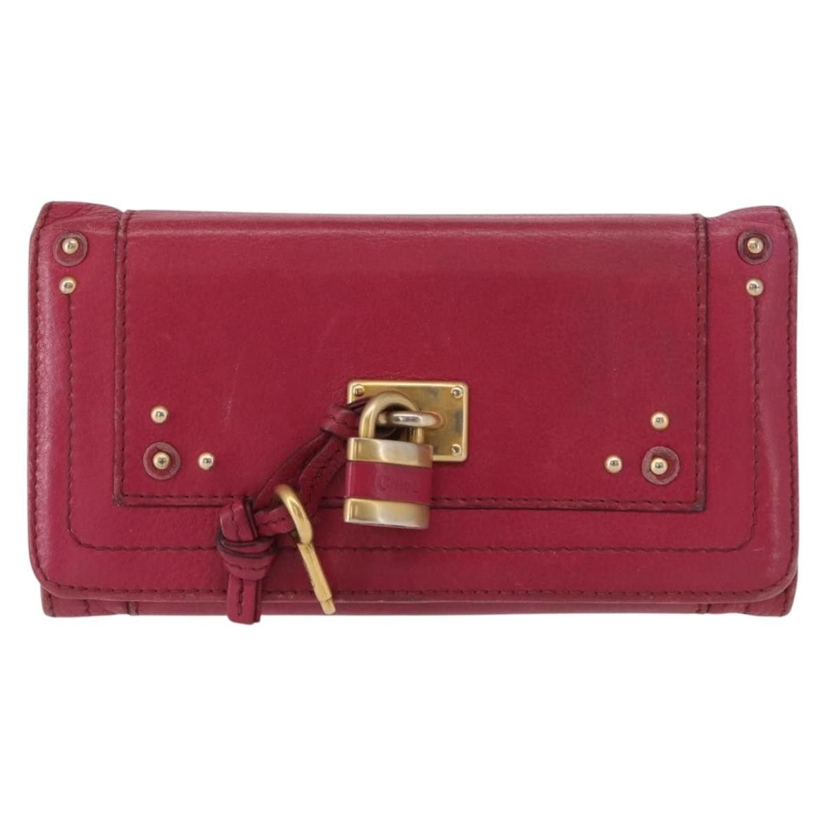 Chloe Chloe Paddington Wallet Leather Size ONE SIZE - 1 Thumbnail