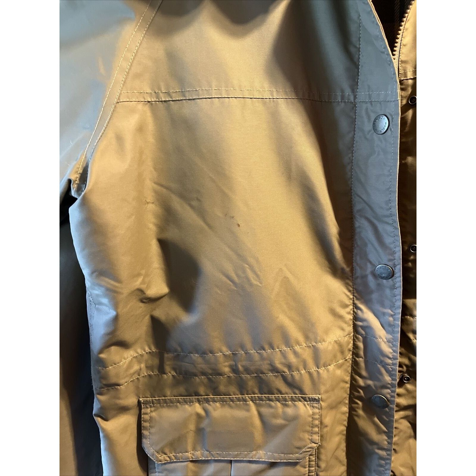 Woolrich Woolen Mills Woolrich Women L Brown Long Sleeve Full Zip Wool Line Jacket Size L / US 10 / IT 46 - 5 Thumbnail