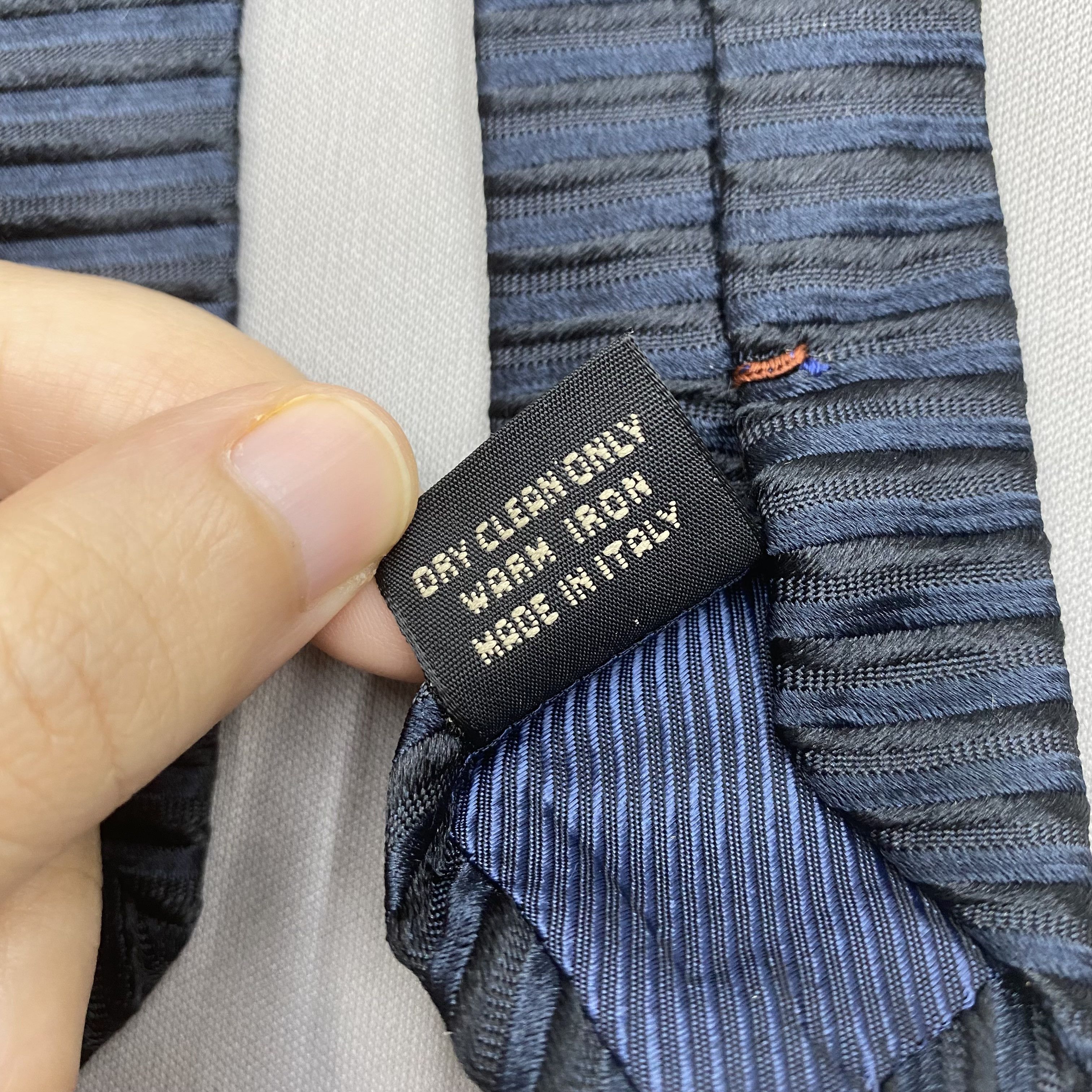Ermenegildo Zegna Vintage Ermenegildo Zegna SILK Necktie Cravate Pure Silk Size ONE SIZE - 8 Thumbnail