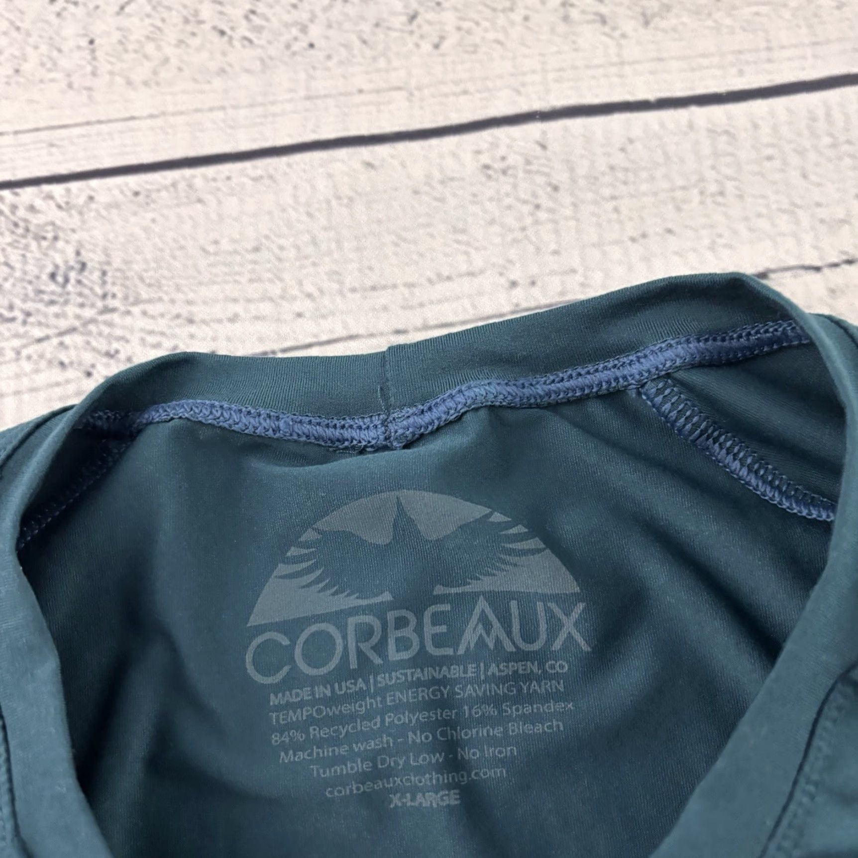 Vintage Corbeaux Long Sleeve Shirt Women XL Green USA Shirt Womens XL Green USA Size XL / US 12-14 / IT 48-50 - 3 Thumbnail