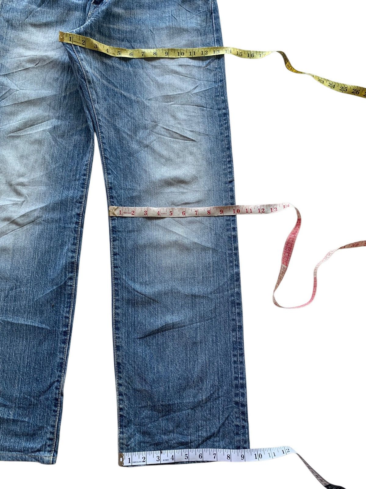 Edwin VINTAGE EDWIN 505Z SELVEDGE RUSTY JAPANESE DISTRESSED DENIM Size US 34 / EU 50 - 20 Thumbnail