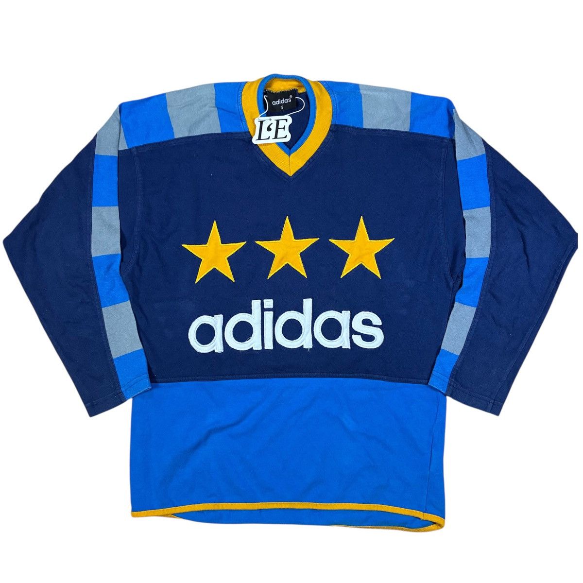 Adidas Men’s Adidas Vintage 1990s Big Logo Sweatshirt Size S Size US S / EU 44-46 / 1 - 1 Thumbnail