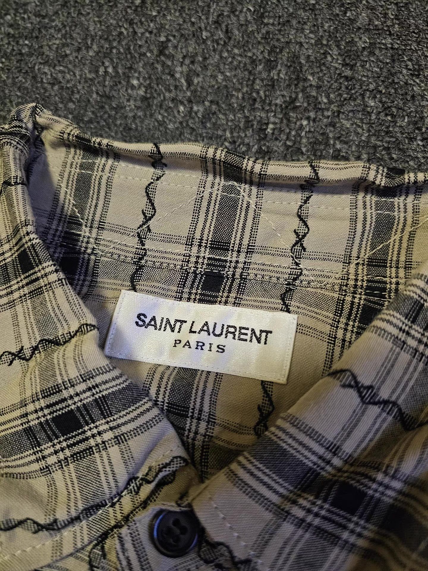 Saint Laurent Paris Saint Laurent Oversize Shirt. Q4 Size US XL / EU 56 / 4 - 3 Thumbnail