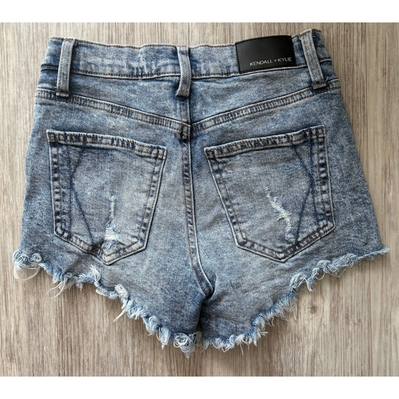 Other Kendall + Kylie | Distressed Jean Denim Cutoff Shorts | 0/24 Size 25" / US 0 / IT 36 - 2 Thumbnail