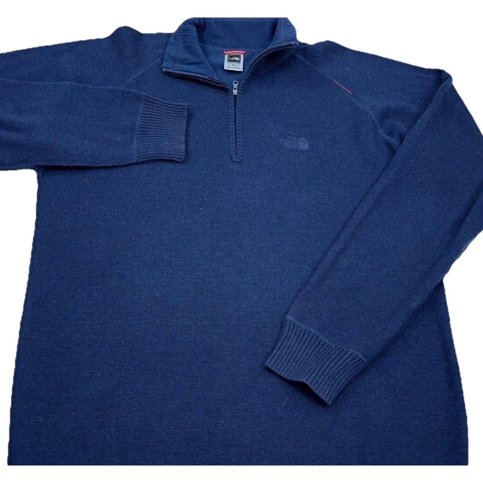 The North Face The North Face Sweater Men M Blue Pullover 1/4 Zip Micro Fleece Lined Navy Size US M / EU 48-50 / 2 - 2 Thumbnail