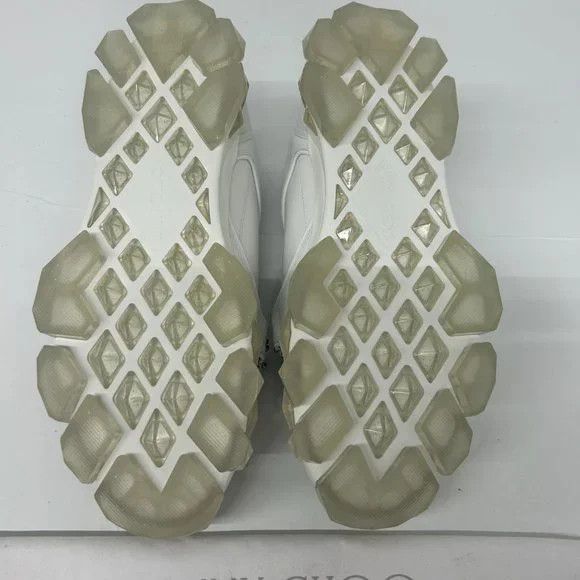 Jimmy Choo Jimmy Choo Men's White Diamond X Strap Low Sneakers - EU43 Size US 10 / EU 43 - 9 Thumbnail