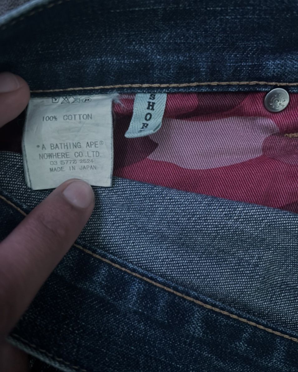 Bape Bathing Ape Jeans Size 32" / US 10 / IT 46 - 5 Thumbnail
