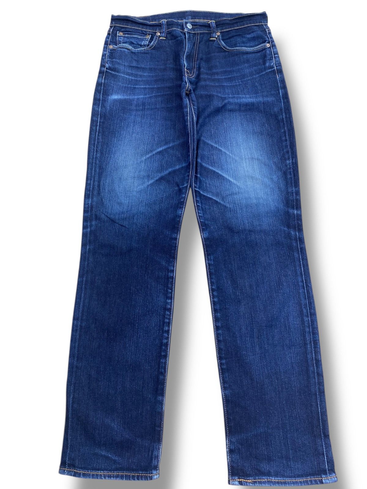 Levi's Levi’s Whiskers Dark Wash Style Light Jeans Size US 34 / EU 50 - 1 Thumbnail