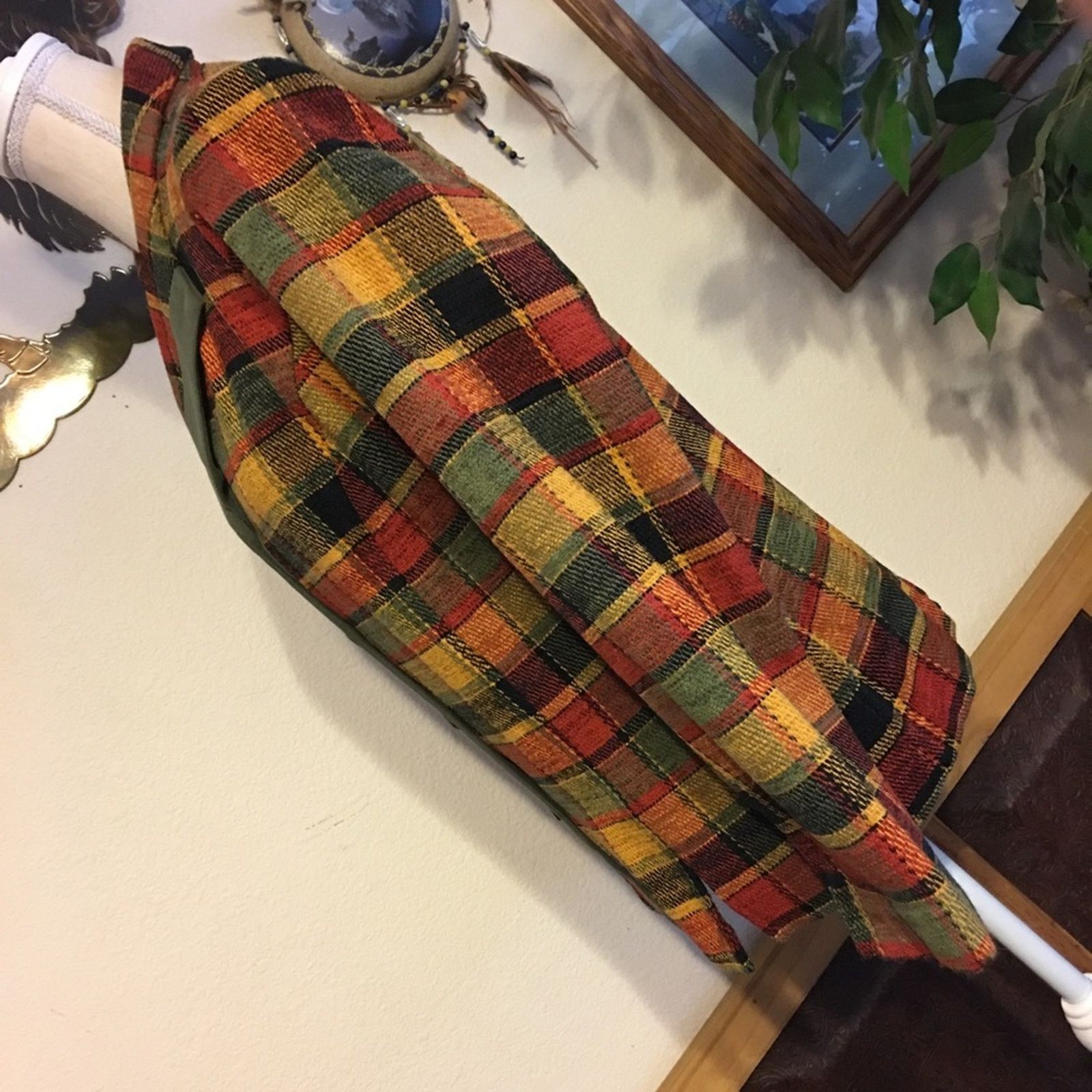 Vintage Vintage 80s Studio C plaid fall jacket & pant set Size L / US 10 / IT 46 - 3 Thumbnail