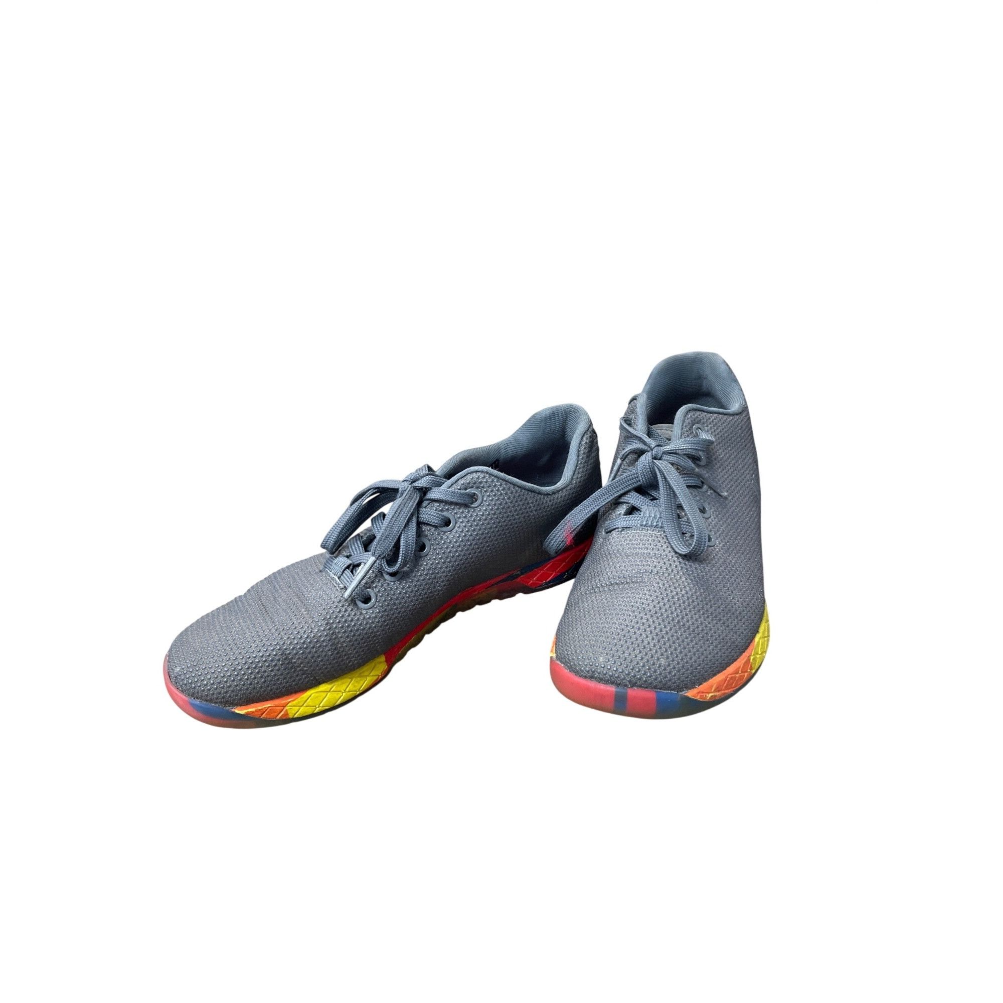 Other NoBull Womans Gray Red yellow Run walk sneakers Sz 8.5 SKU 9 Size US 8.5 / IT 38.5 - 19 Thumbnail
