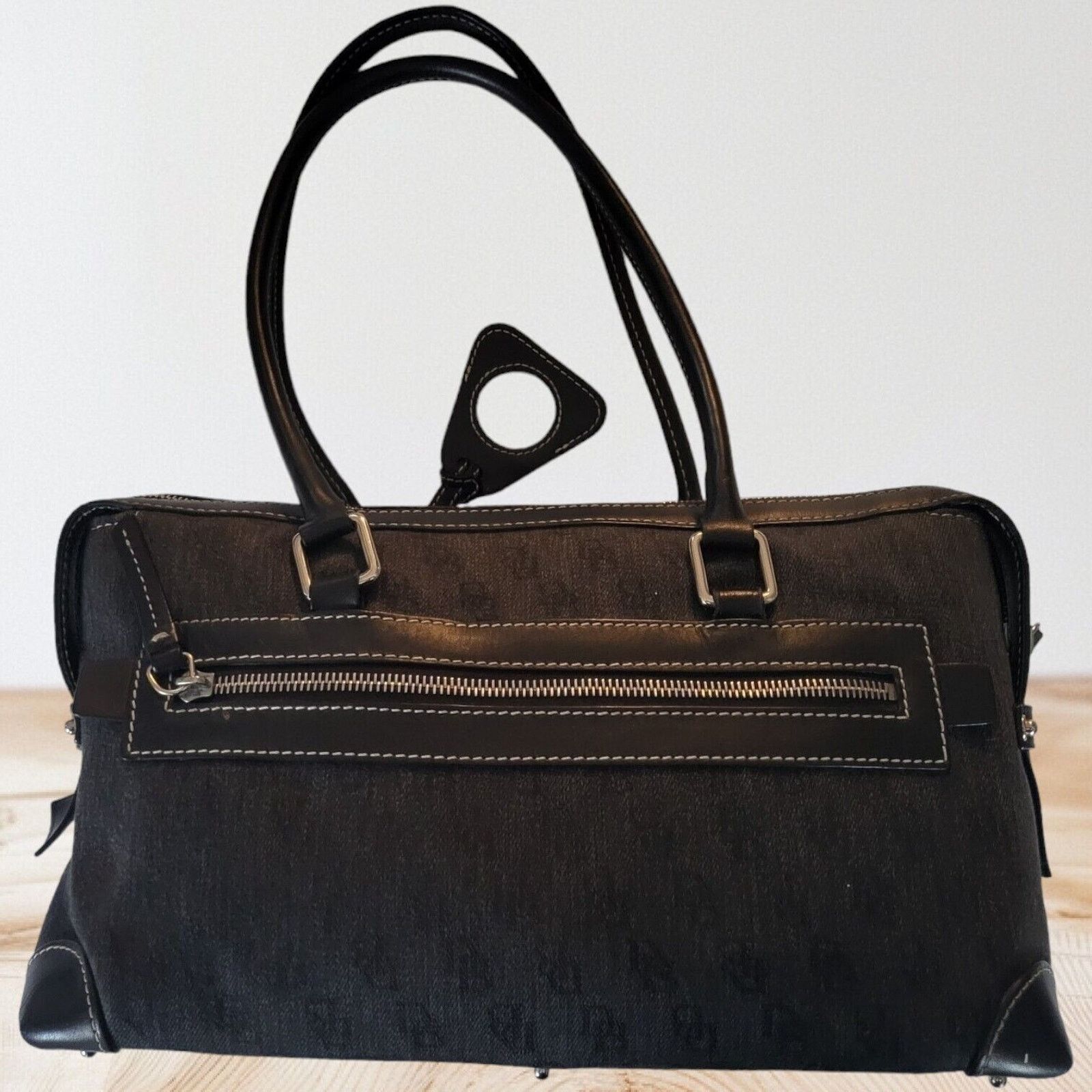 Dooney & Bourke Dooney Bourke Anniv. Signature Double Pocket Satchel Handbag Size ONE SIZE - 2 Thumbnail