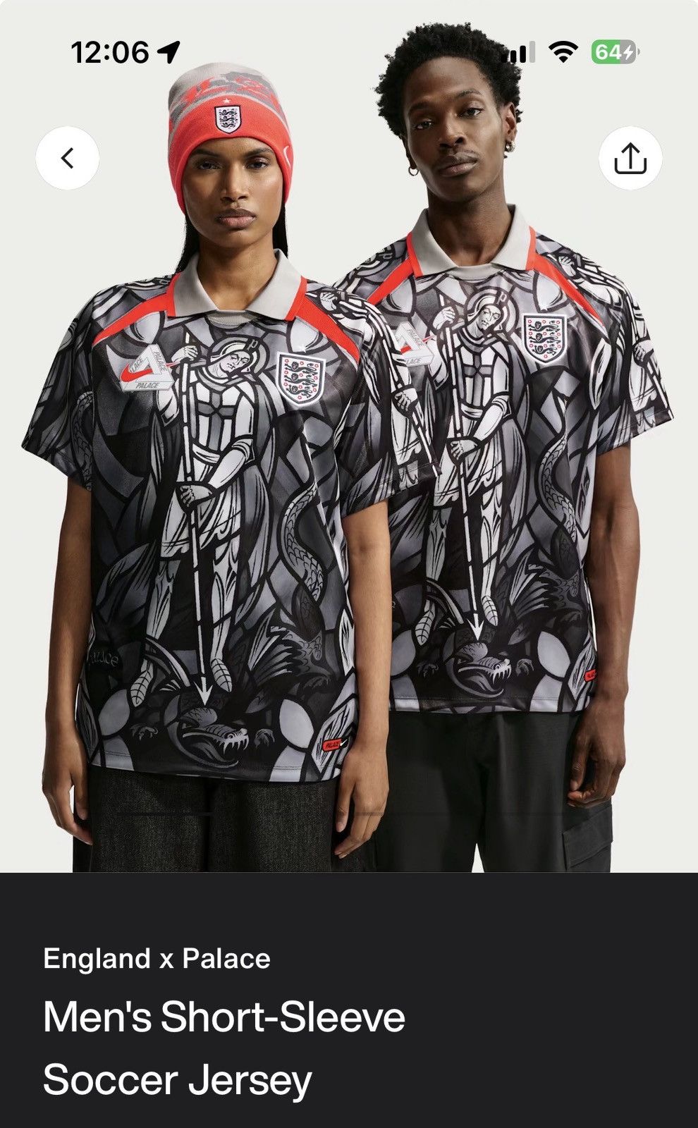 Palace Palace Persailles Football Top | Grailed