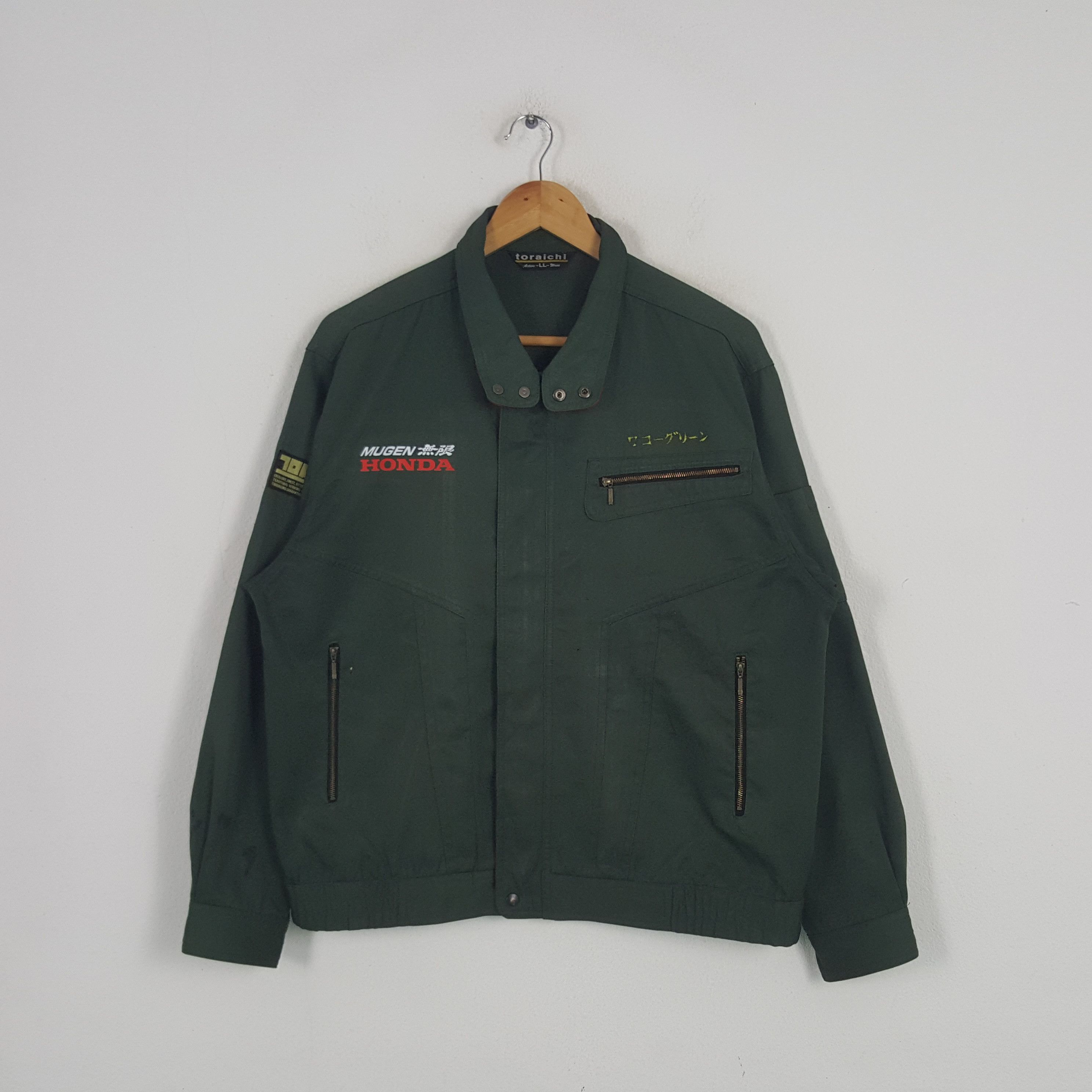 Honda × Japanese Brand × Vintage Vintage Mugen Honda Japanese Racing Team Custom Art Jacket Size US L / EU 52-54 / 3 - 3 Thumbnail