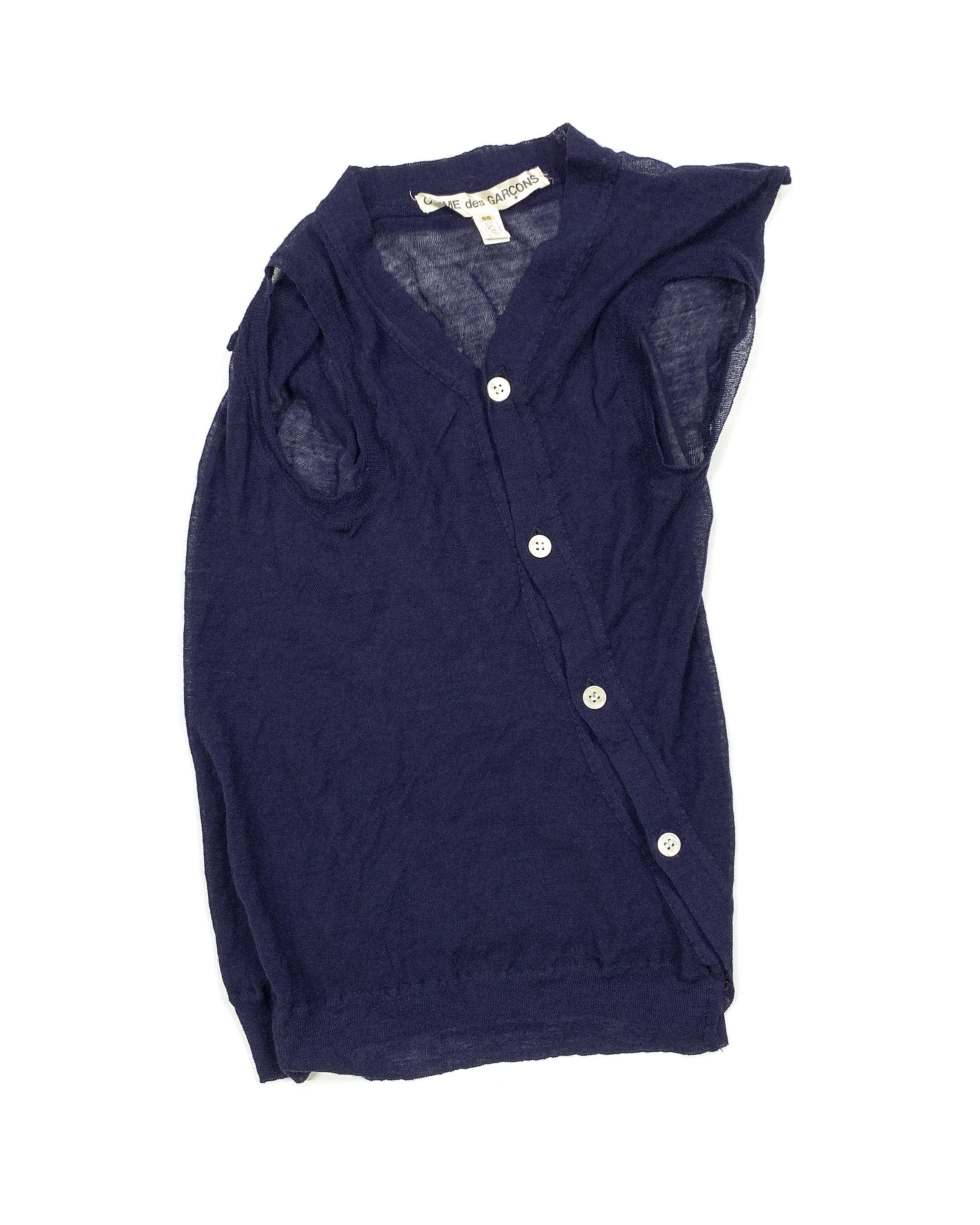 Comme des Garcons 00s Twisted Sheer Vest Size S / US 4 / IT 40 - 1 Thumbnail