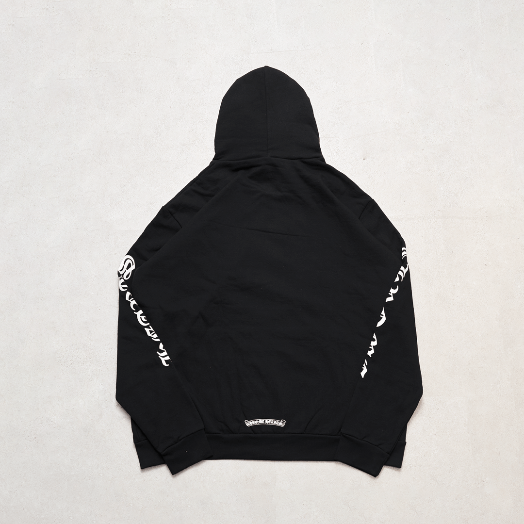 Chrome Hearts CHROME HEARTS Fleece Zip Hoodie BLACK Size US XL / EU 56 / 4 - 2 Thumbnail