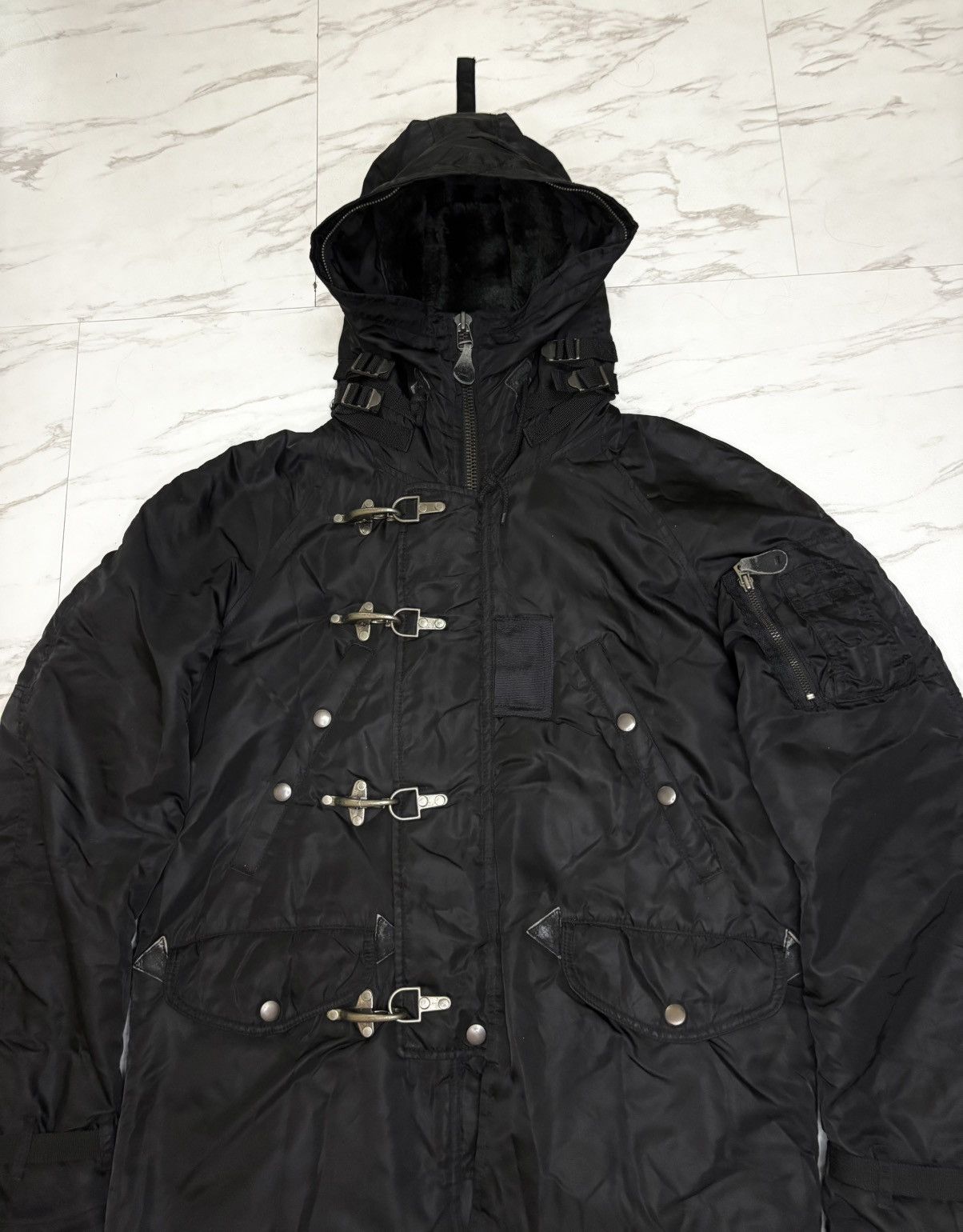 Avirex Vintage Rare Avirex Fireman Clasp Bomber Jacket Size US S / EU 44-46 / 1 - 2 Thumbnail