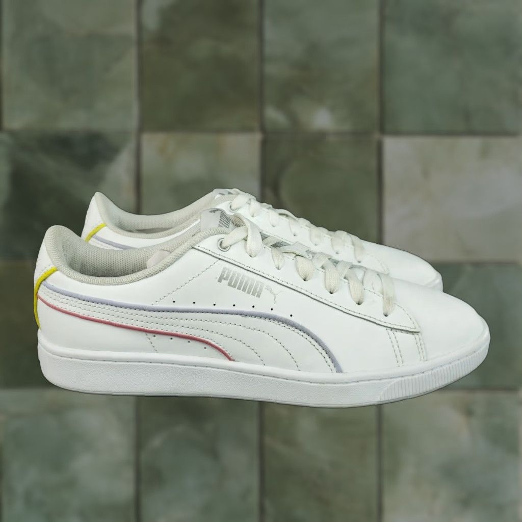 Puma PUMA Vikky V2 Womens White Tennis Sneakers US 9 Size US 10 / IT 40 - 1 Thumbnail