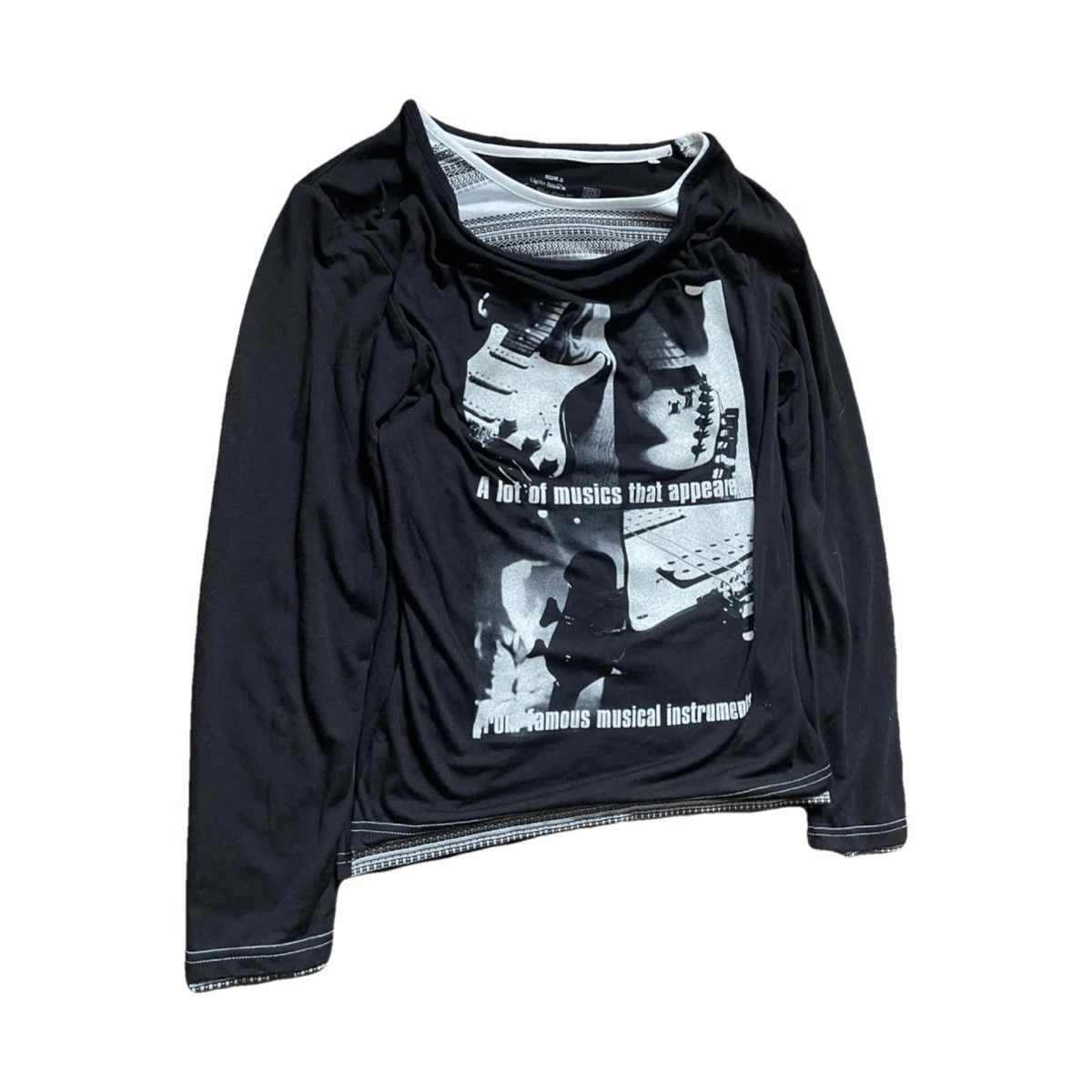 If Six Was Nine 2000s Japanese archive poem double layered ls tee Size US S / EU 44-46 / 1 - 3 Thumbnail