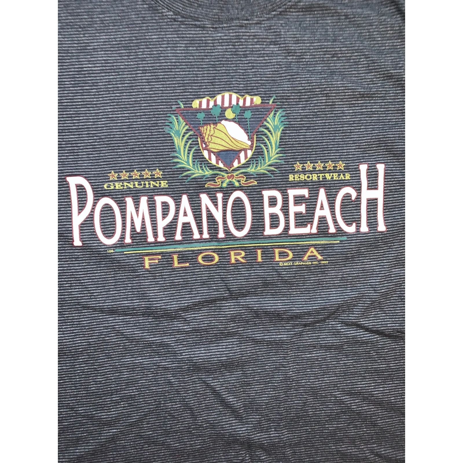 Other × Vintage Vintage Pompano Beach Florida T Shirt XL USA Single Stitch Size US XL / EU 56 / 4 - 1 Thumbnail