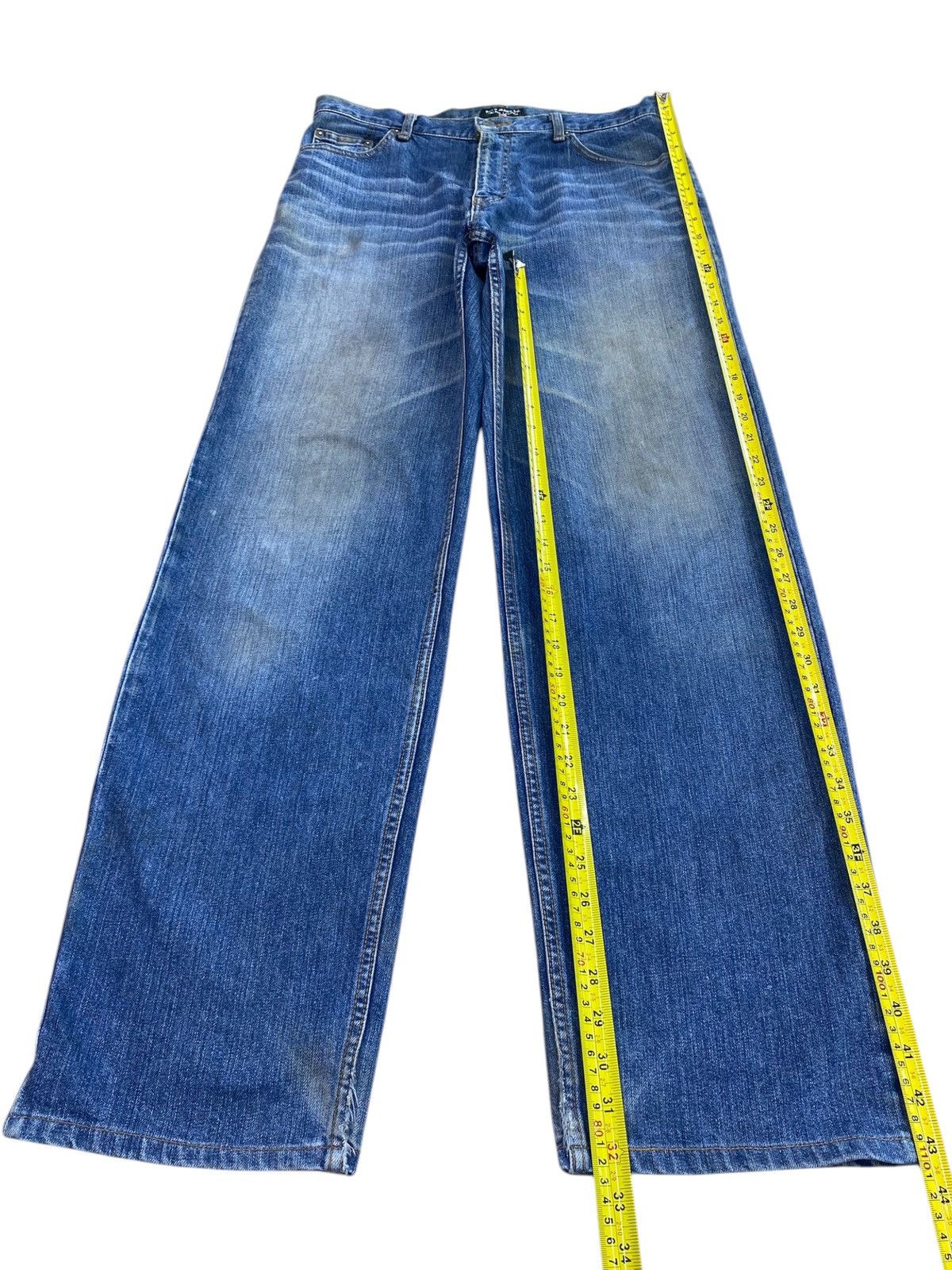 Polo Ralph Lauren Polo Ralph Lauren Whiskers Faded Wash Style Loose Jeans Size US 32 / EU 48 - 7 Thumbnail