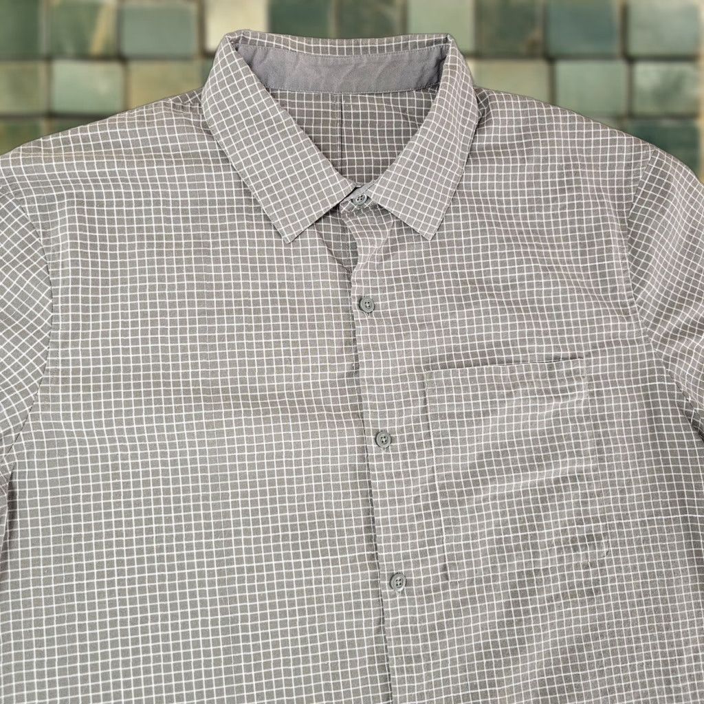 Lululemon Lululemon Shirt Mens XL Olive Live In Practice Short Sleeve Button Up Size US XL / EU 56 / 4 - 1 Thumbnail